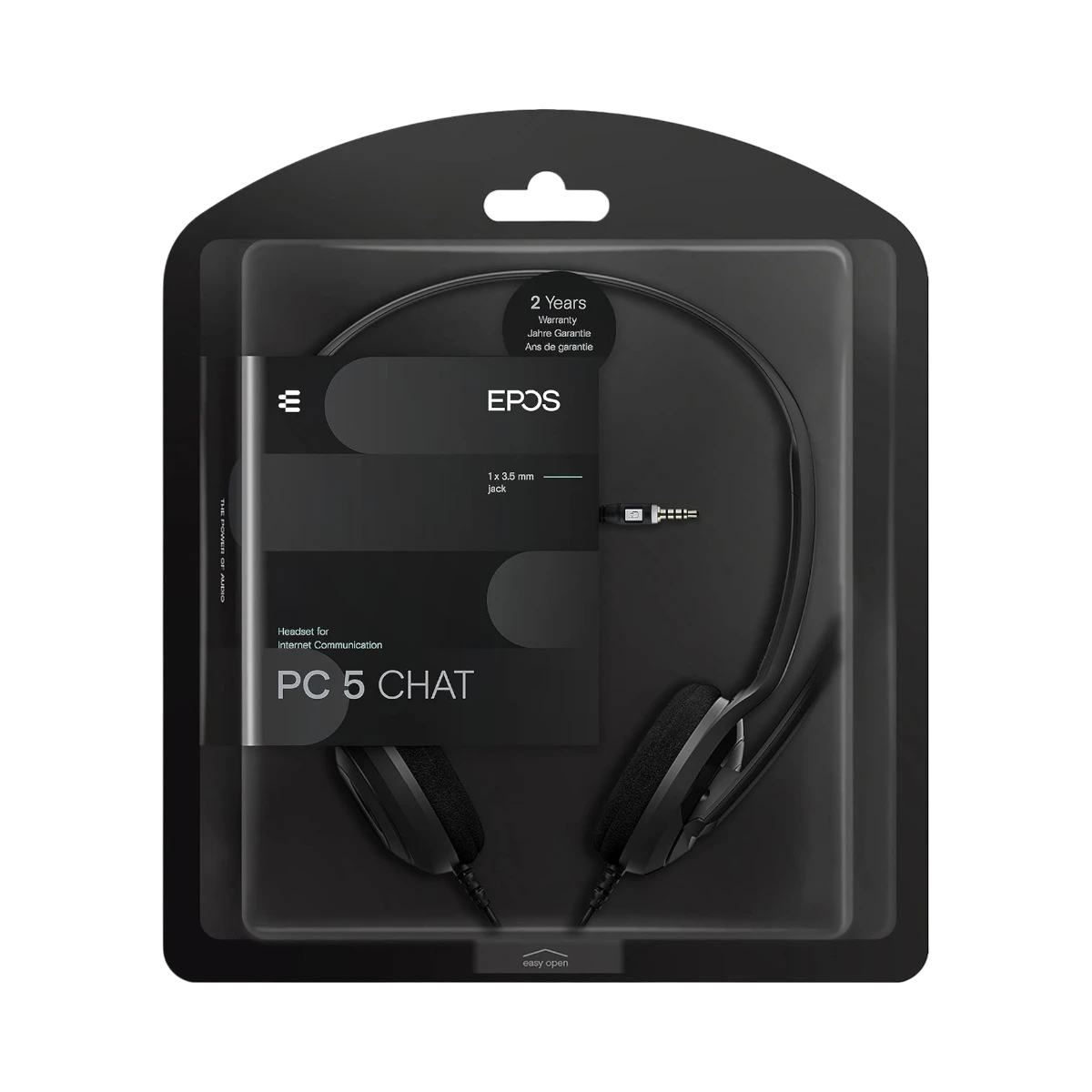 EPOS PC 5 CHAT Analog Stereo Headset with Noise Canceling Mic — Being Shipped