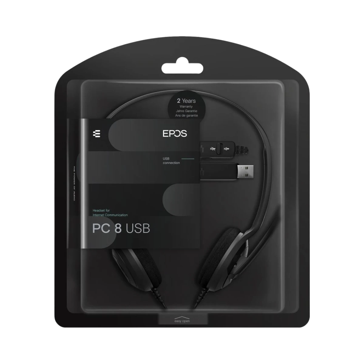 EPOS PC 8 USB Over-the-Head Stereo VoIP Headset — Being Shipped