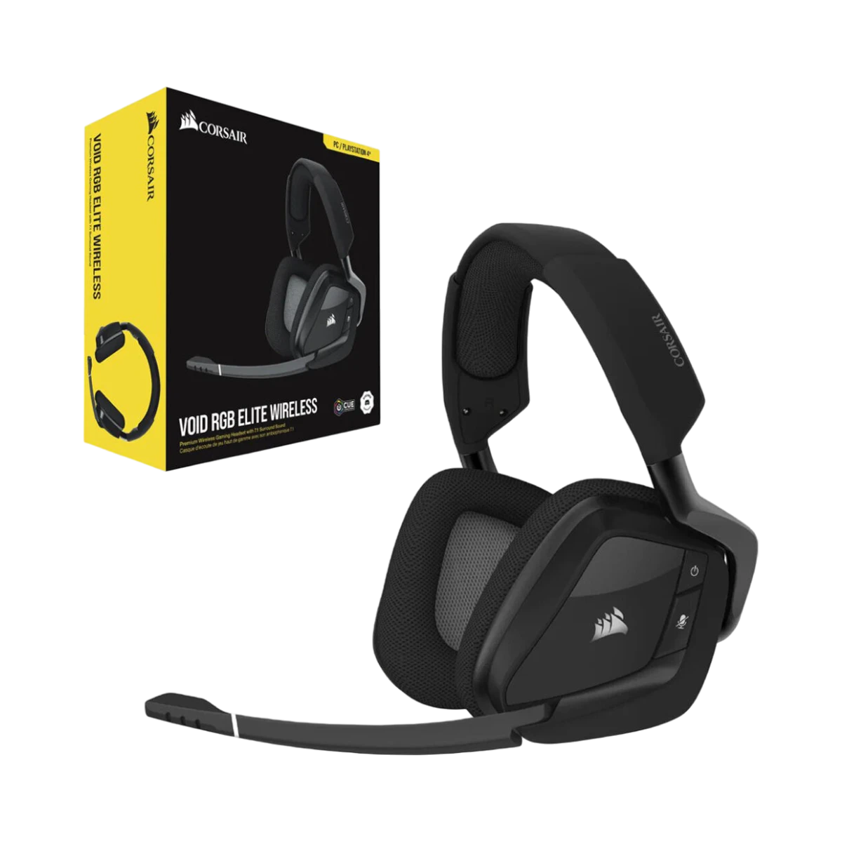 Corsair VOID RGB ELITE Wireless Gaming Headset (Black Carbon) — Being Shipped