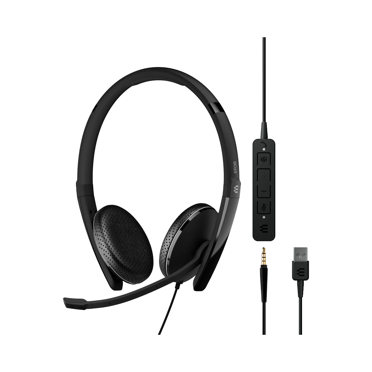 EPOS ADAPT 160T USB II Stereo Teams Certified Wired Headset — Being Shipped