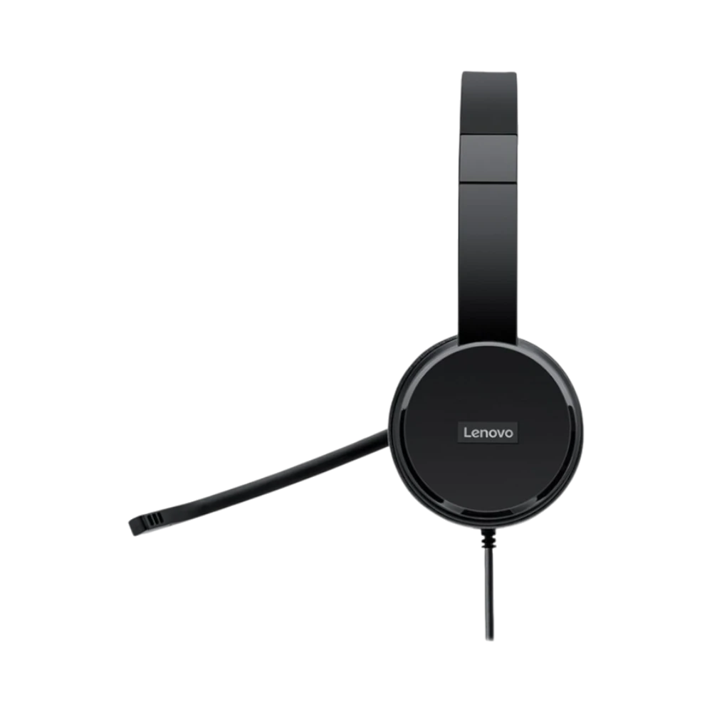 Lenovo 100 Stereo USB Wired Headset with Boom Mic — Being Shipped