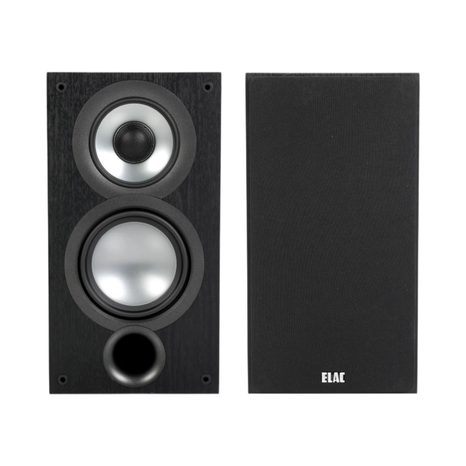 ELAC Uni-Fi 2.0 UB52 3-Way Bookshelf Speakers (Black, Pair) — Being Shipped