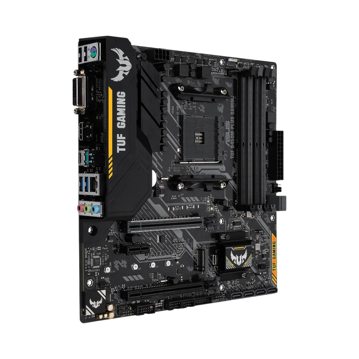 ASUS TUF B450M-Plus Gaming AM4 Micro-ATX Motherboard — Being Shipped