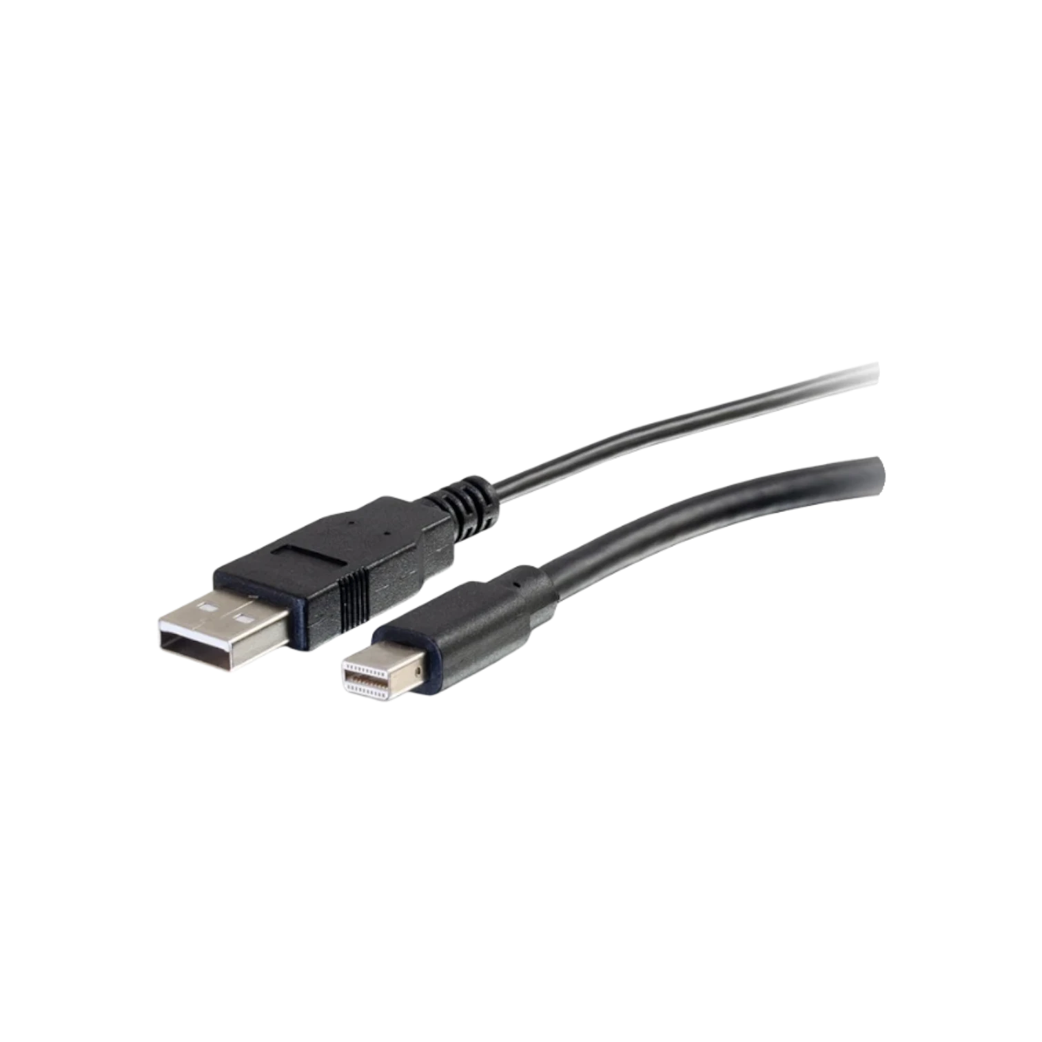 C2G 8in Mini DisplayPort Male to VGA + Audio Female Active Adapter Converter (Black) — Being Shipped