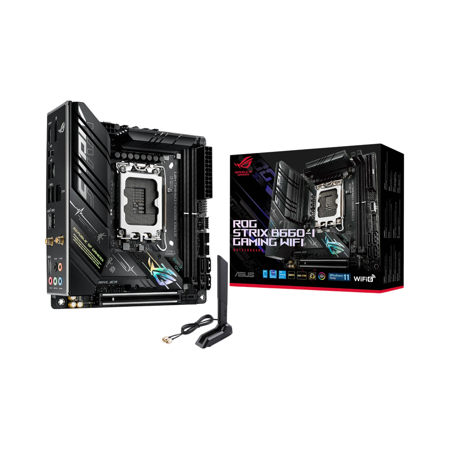 ASUS ROG Strix B660-I LGA 1700 Gaming WiFi Mini-ITX Motherboard — Being Shipped