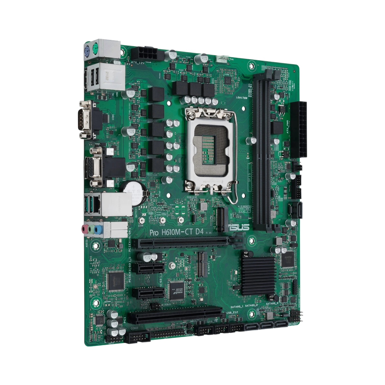 ASUS Pro H610M-CT D4-CSM LGA 1700 Micro-ATX Motherboard — Being Shipped