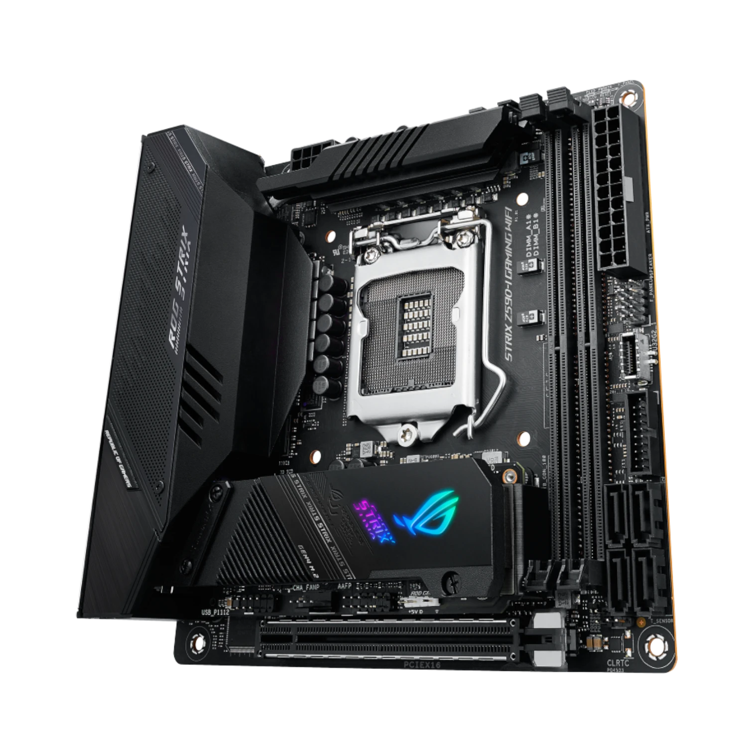 ASUS ROG STRIX Z590-I GAMING WIFI LGA1200 Mini-ITX Motherboard — Being Shipped