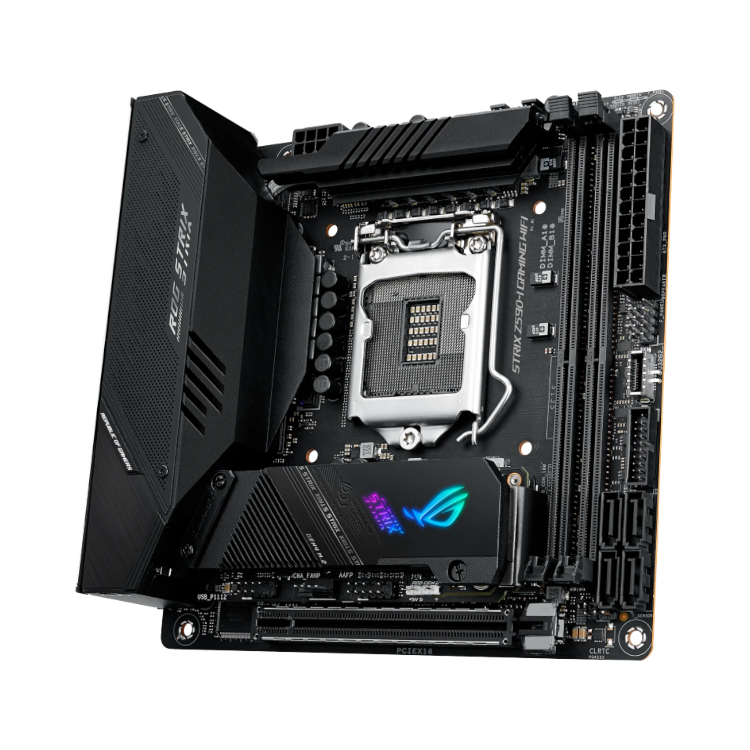 ASUS ROG STRIX Z590-I GAMING WIFI LGA1200 Mini-ITX Motherboard — Being Shipped