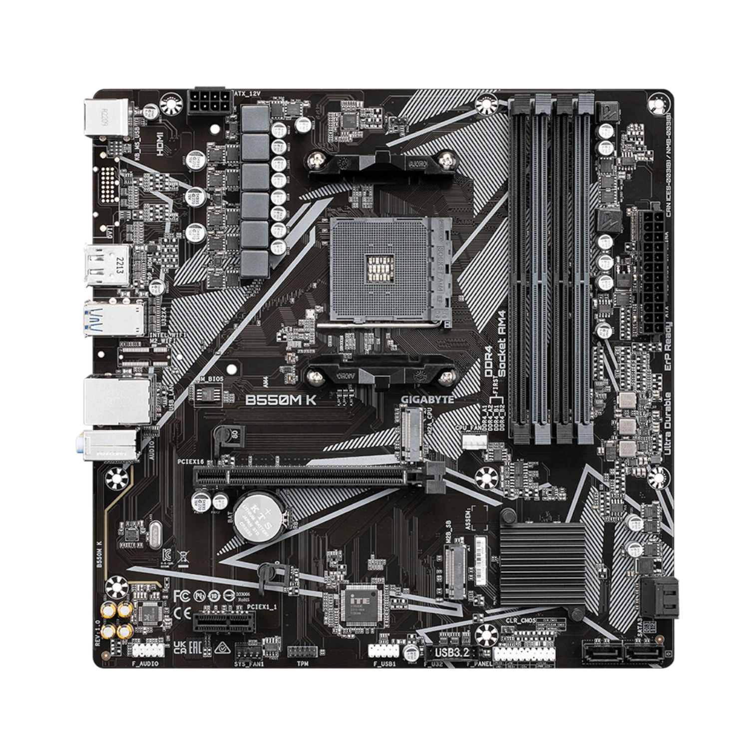 Gigabyte B550M K AM4 Micro-ATX Motherboard — Being Shipped