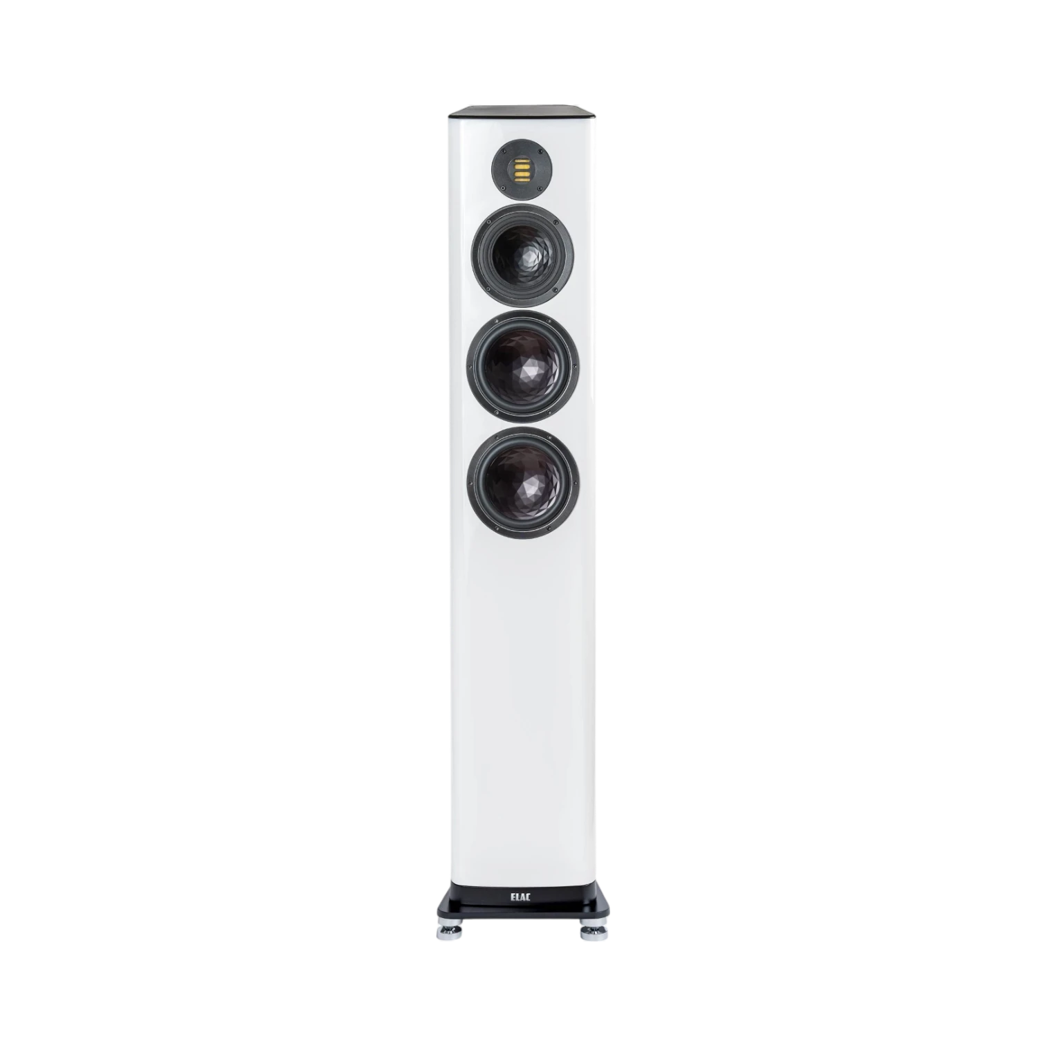 ELAC Vela FS 409 3.5-Way Floorstanding Speaker (Gloss White, Single) — Being Shipped