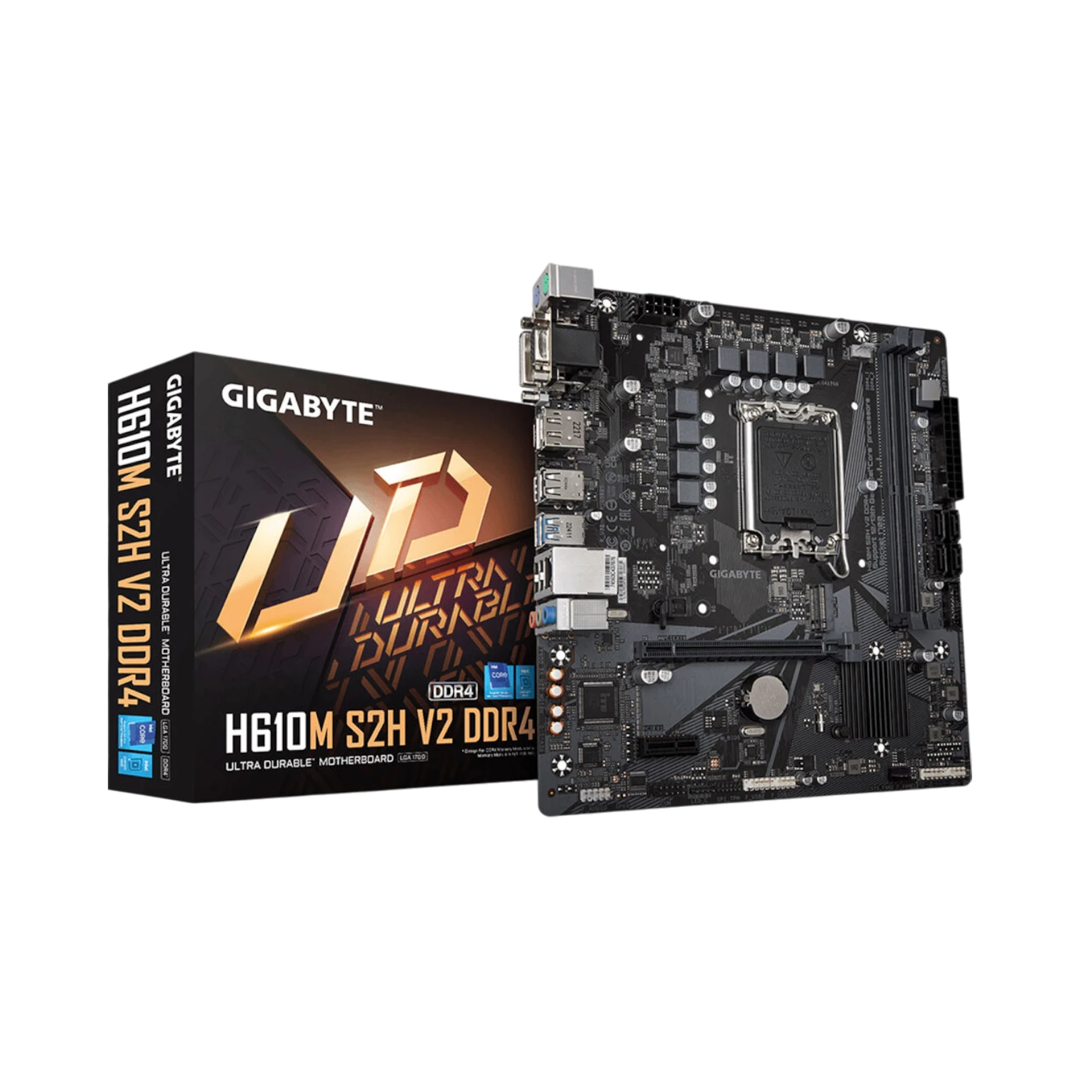 Gigabyte H610M S2H V2 DDR4 LGA 1700 Micro-ATX Motherboard — Being Shipped