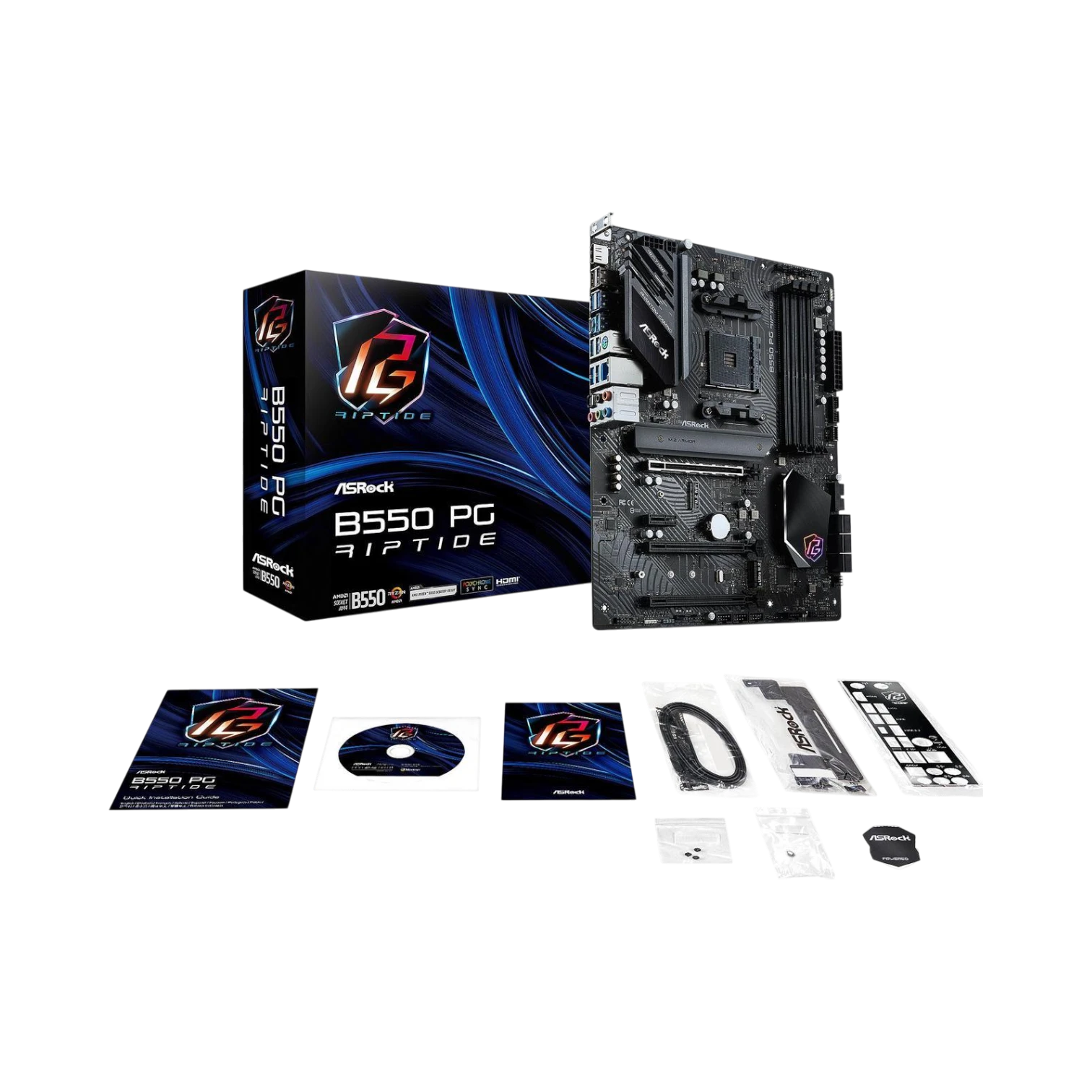 ASRock AMD B550 PG Riptide Dual Channel ATX Motherboard — Being Shipped