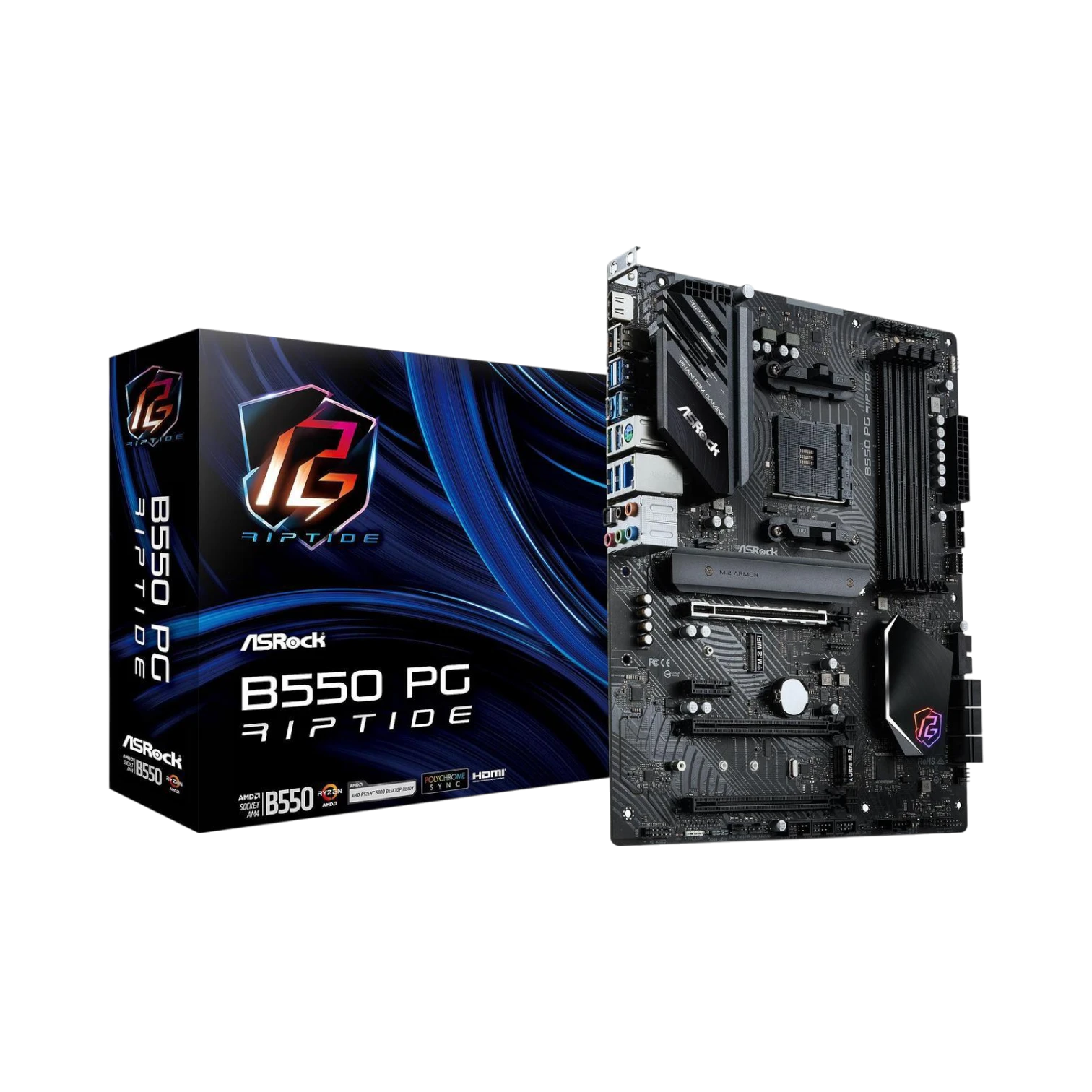 ASRock AMD B550 PG Riptide Dual Channel ATX Motherboard — Being Shipped