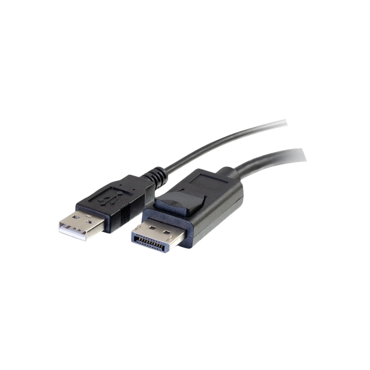 C2G 8in DisplayPort Male to VGA + Audio Female Active Adapter Converter (Black) — Being Shipped