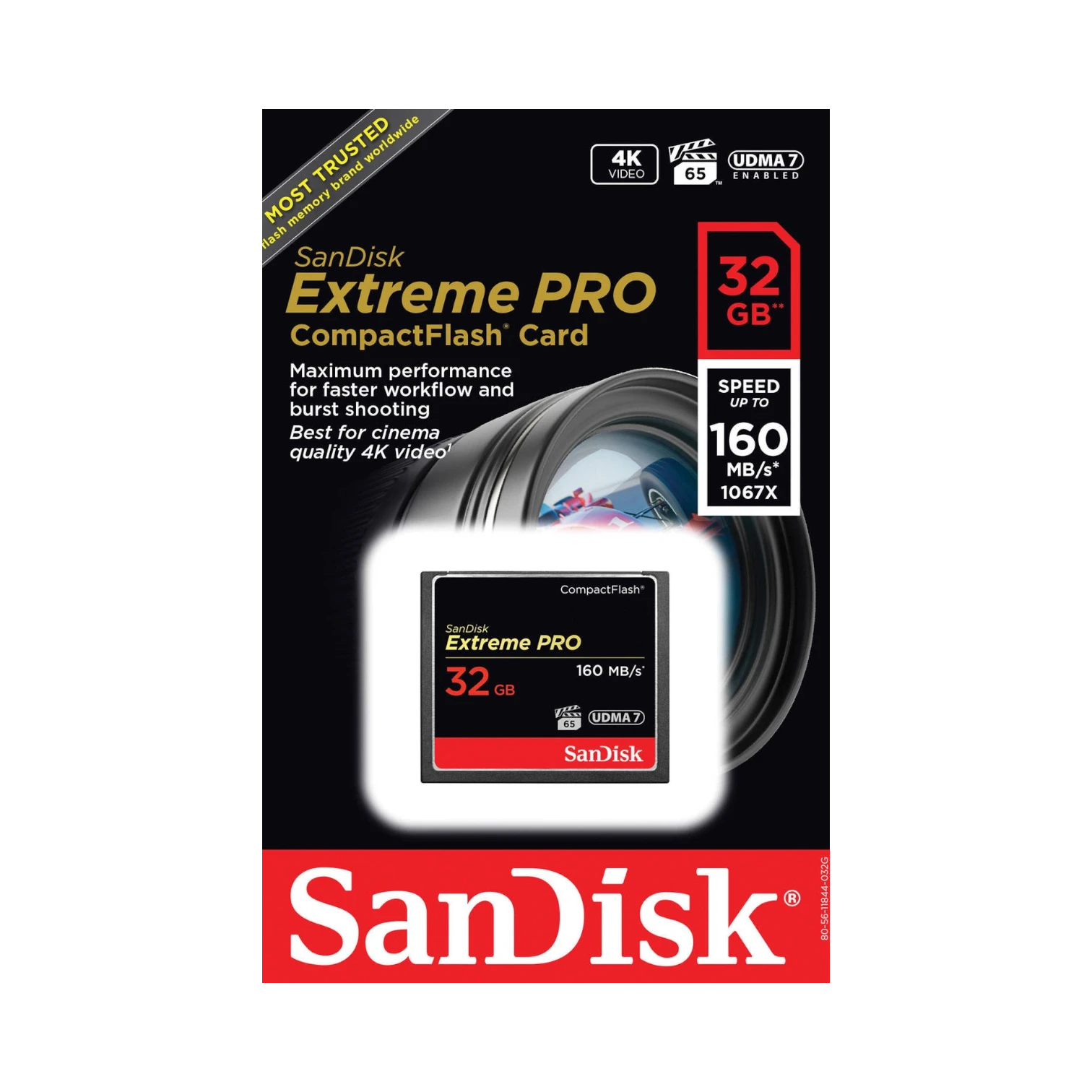 SanDisk Extreme Pro CompactFlash 32GB 160MB/s Memory Card — Being Shipped