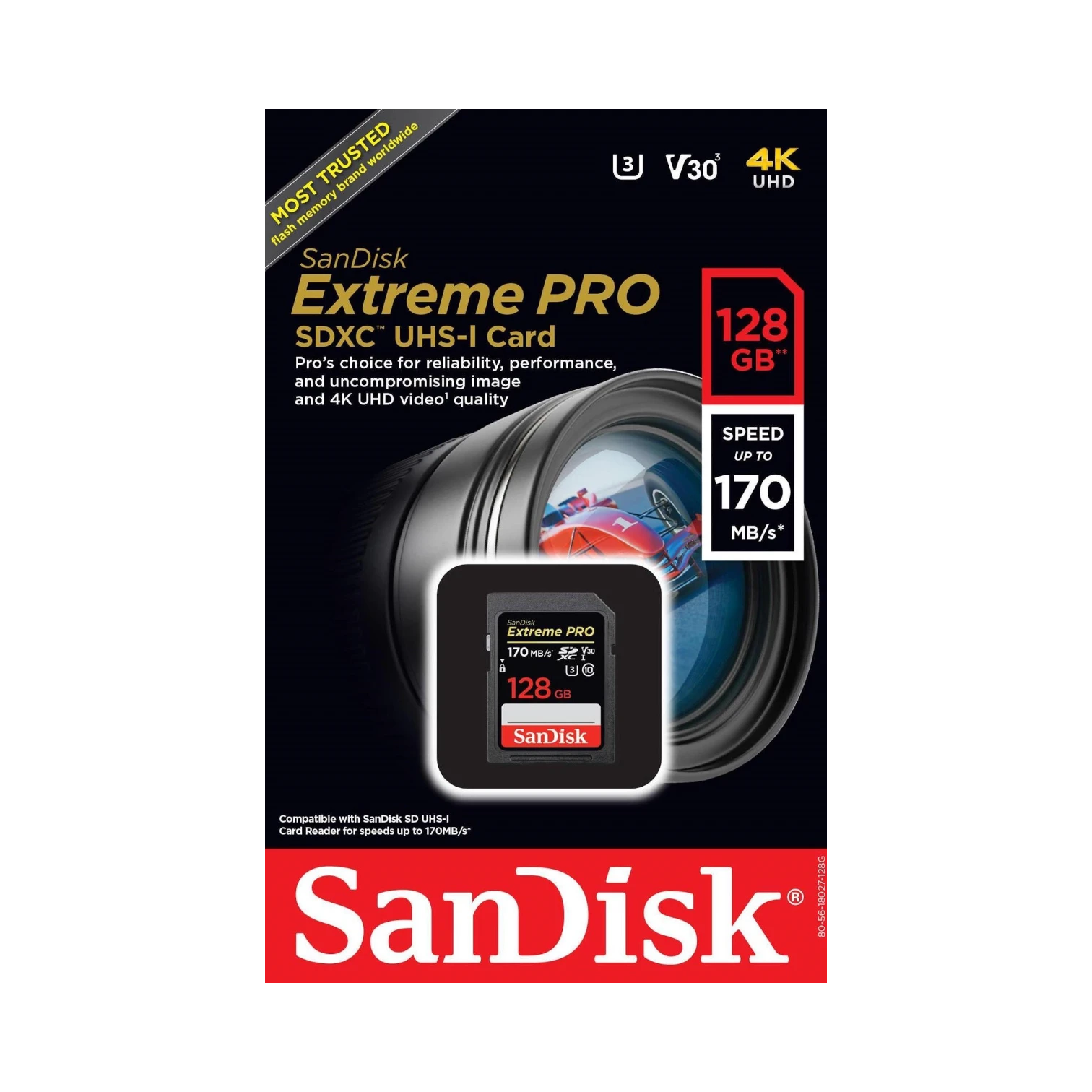 SanDisk Extreme PRO 128GB UHS-I SDXC Memory Card — Being Shipped