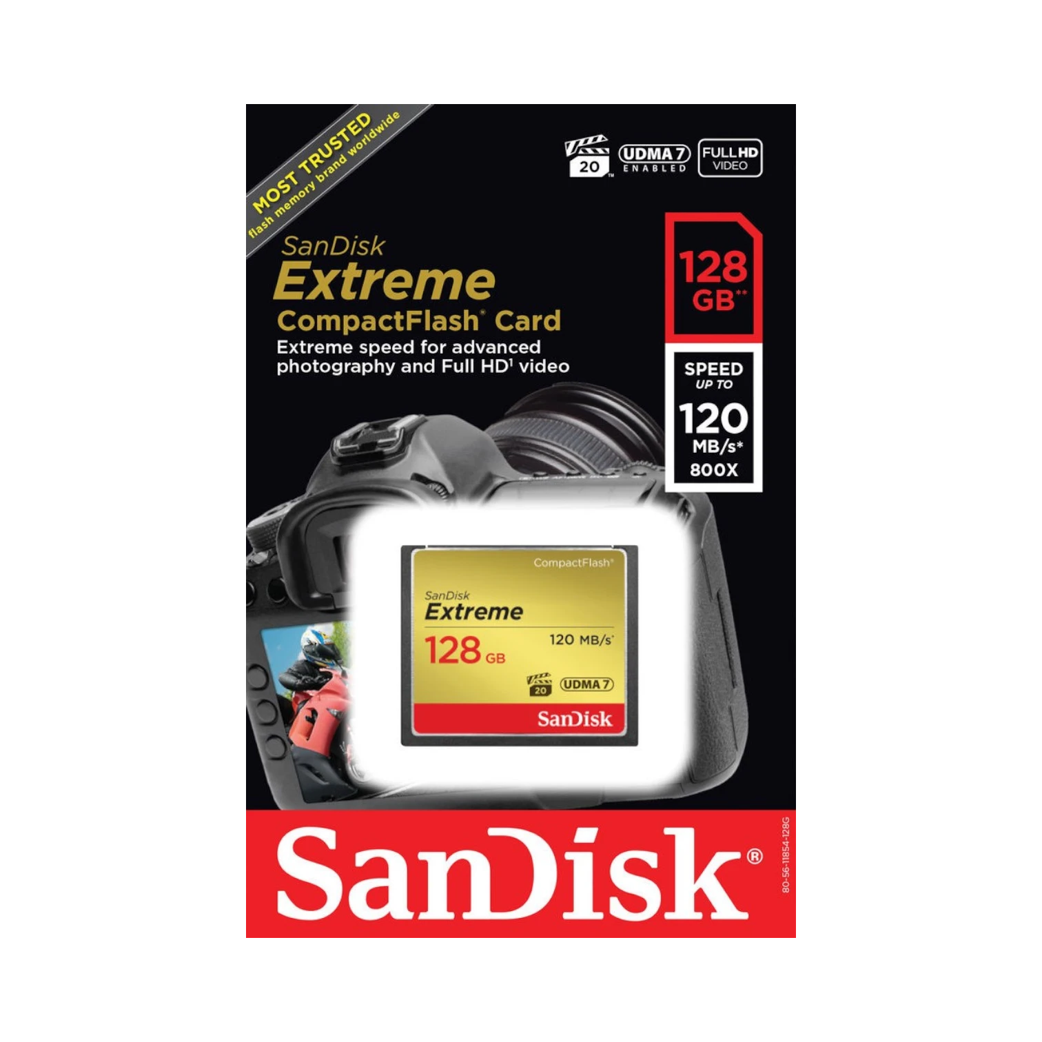 SanDisk Extreme CompactFlash 128GB Memory Card — Being Shipped