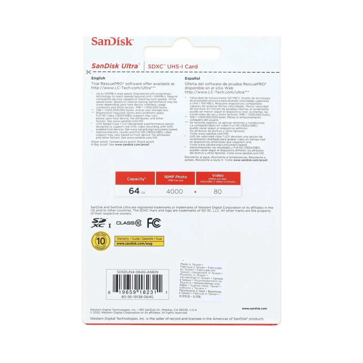 SanDisk Ultra 64GB UHS-I SDXC Memory Card — Being Shipped