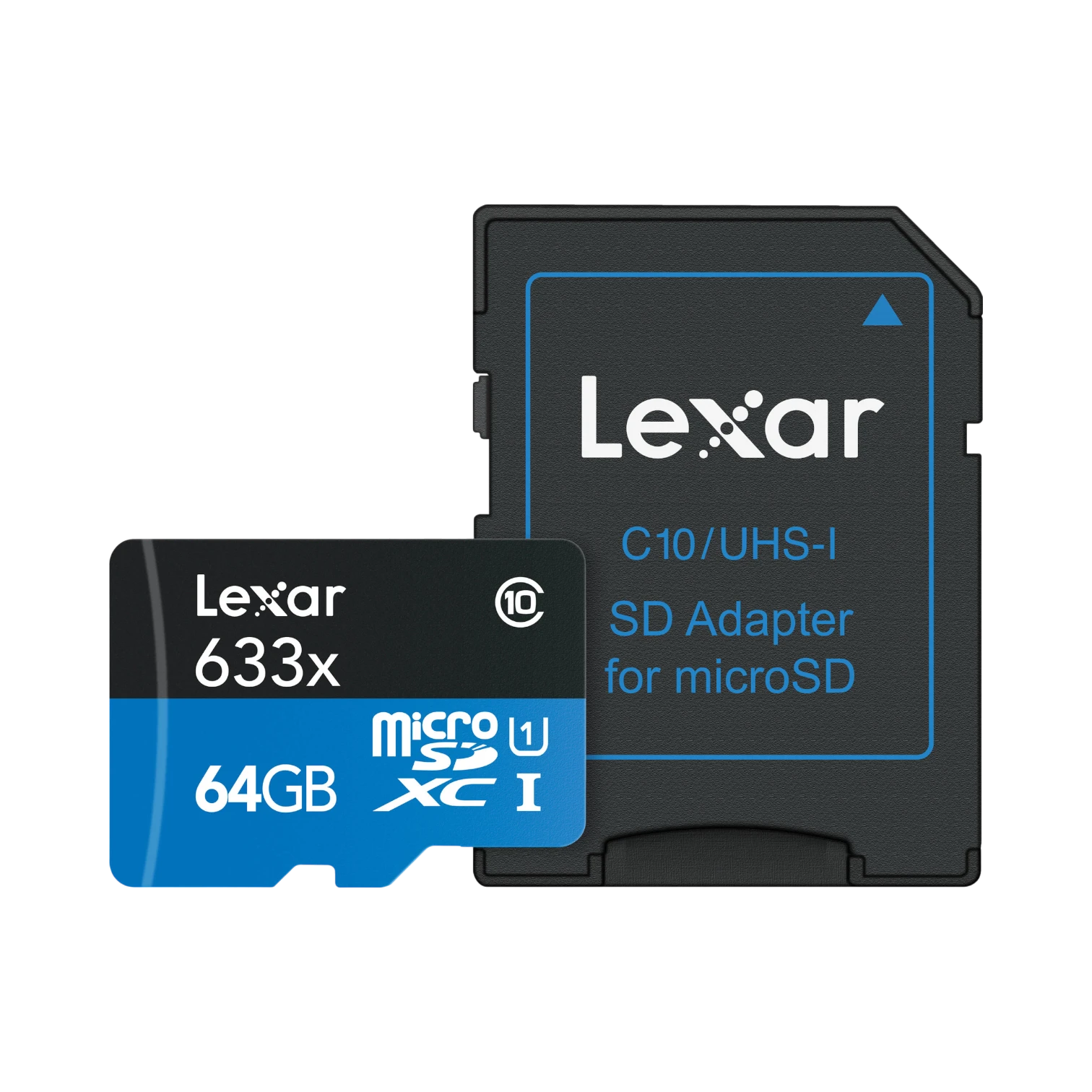 Lexar High-Performance 633x 64GB UHS-I microSDXC Memory Card with SD Adapter — Being Shipped