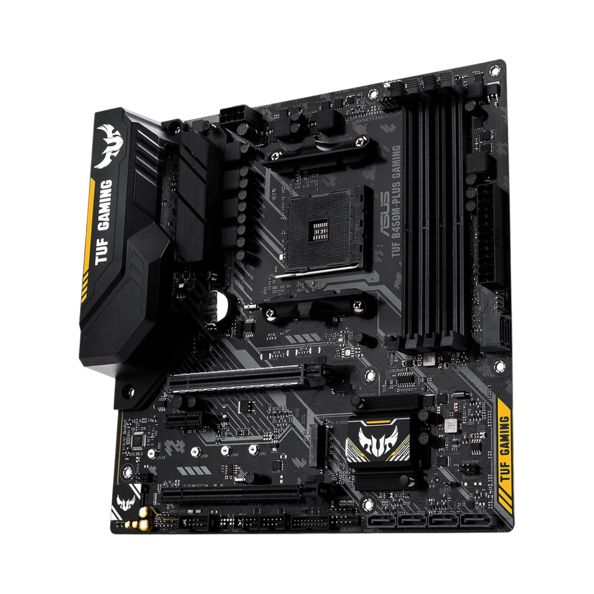 ASUS TUF B450M-Plus Gaming AM4 Micro-ATX Motherboard — Being Shipped