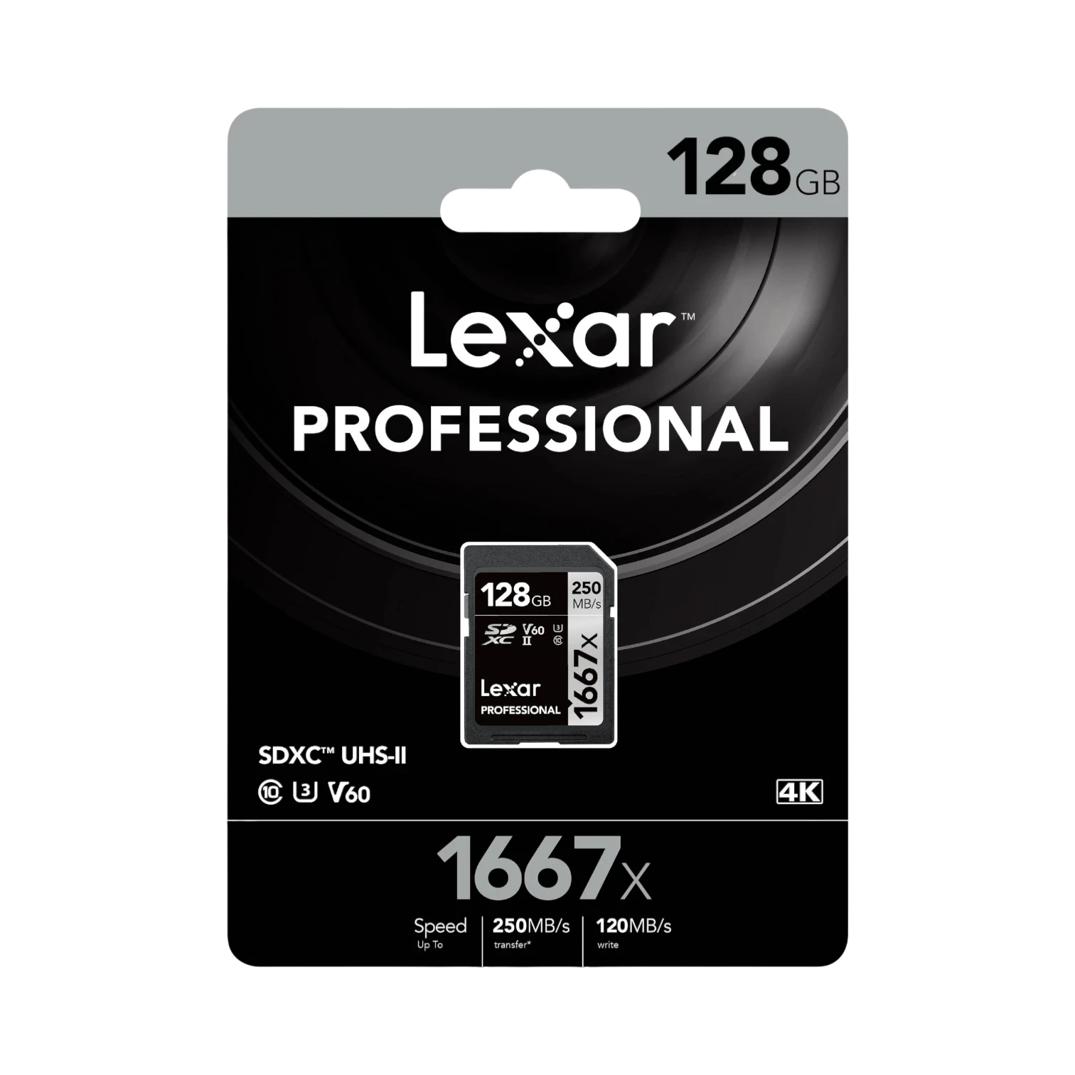 Lexar Professional 1667x 128GB UHS-II SDXC 250MB/s Memory Card — Being Shipped