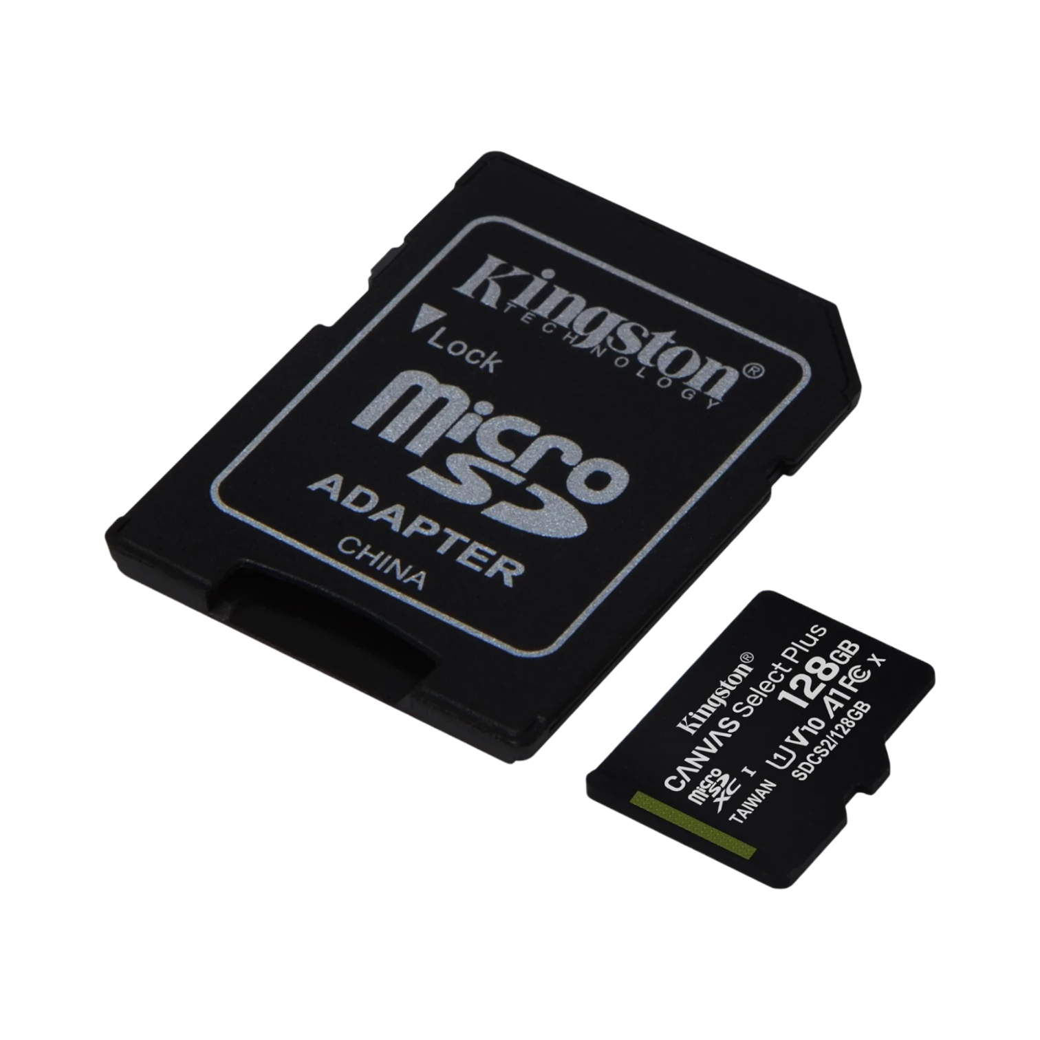 Kingston Canvas Select Plus 128GB UHS-I microSDXC Memory Card with SD Adapter — Being Shipped