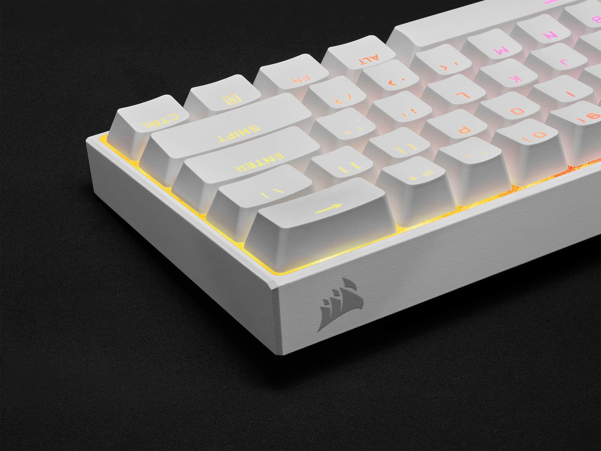 CORSAIR K65 RGB Mini 60% Mechanical Gaming Keyboard (White) — Being Shipped