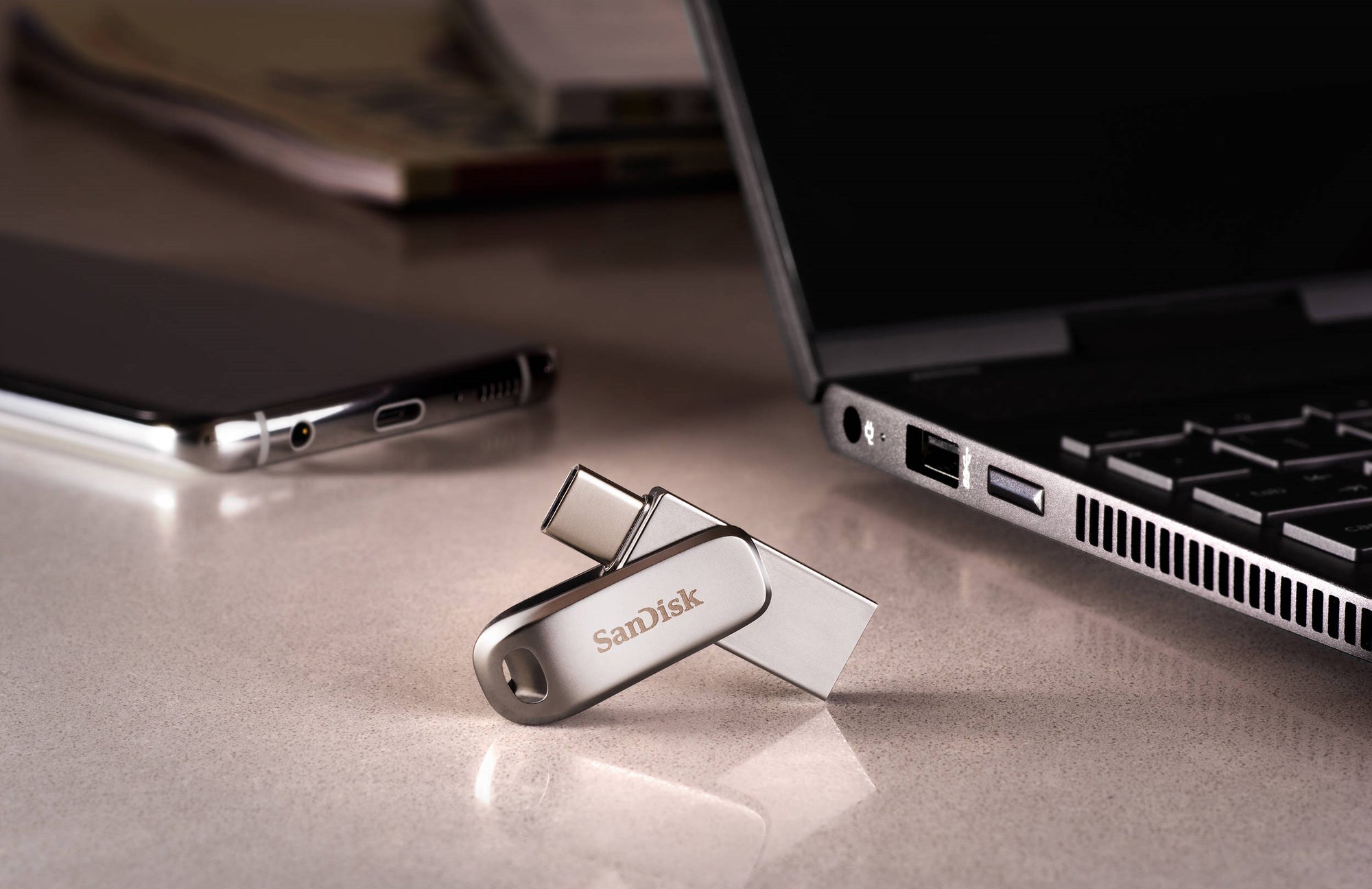 SanDisk Ultra Dual Drive Luxe 64GB USB 3.1 Flash Drive — Being Shipped