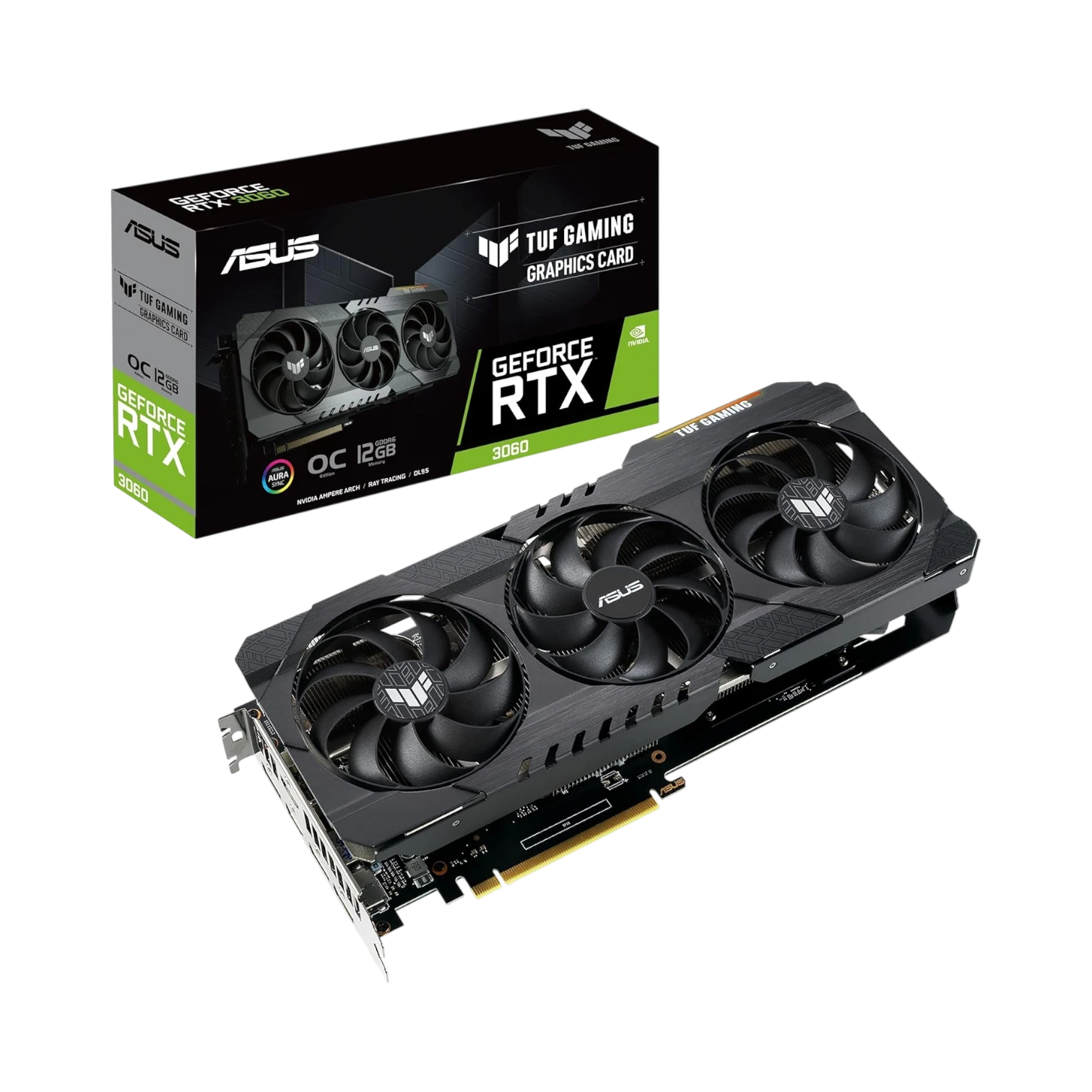 ASUS GeForce RTX 3060 TUF GAMING V2 OC Graphics Card — Being Shipped