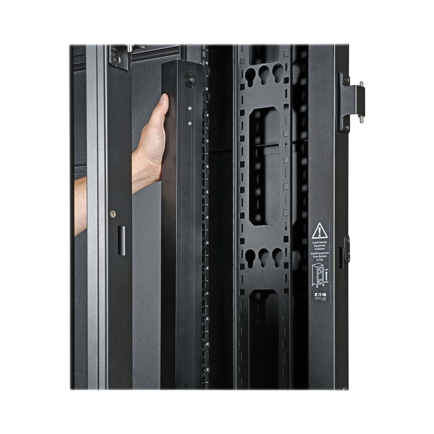 Tripp Lite SmartRack 42U Standard-Depth Rack Enclosure Cabinet with Doors and Side Panels — Being Shipped