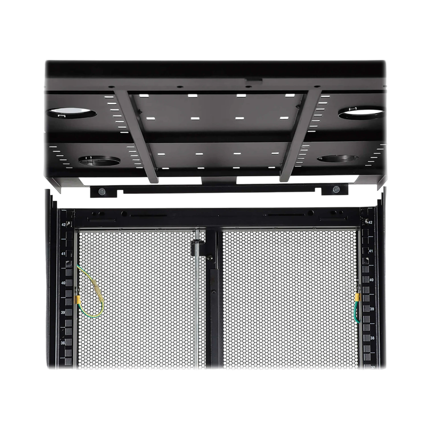 Tripp Lite SmartRack 42U Standard-Depth Rack Enclosure Cabinet with Doors and Side Panels — Being Shipped