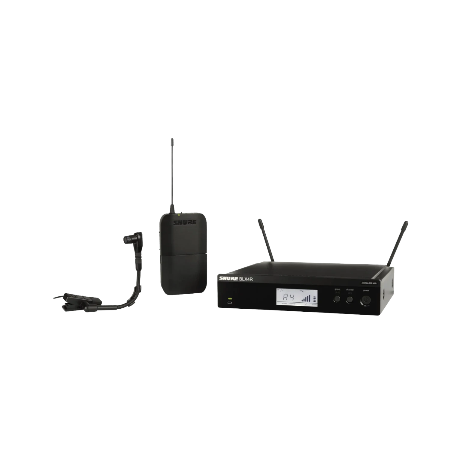 Shure BLX14R/B98 Rackmount Wireless Cardioid Instrument Microphone System — Being Shipped