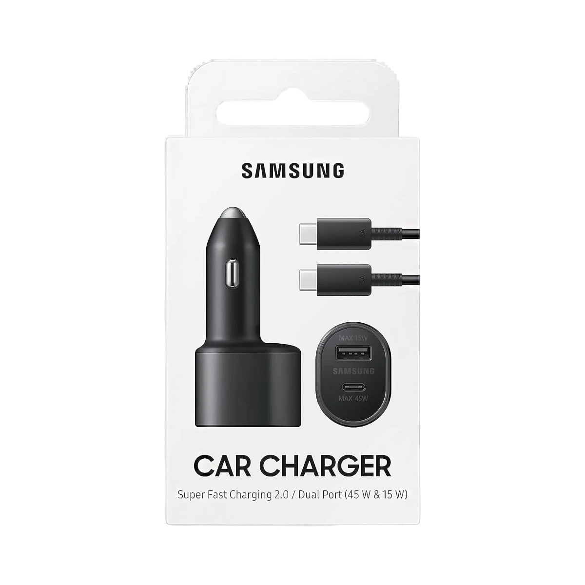 Samsung 40W Duo Car Charger with USB-C & USB-A Ports — Being Shipped