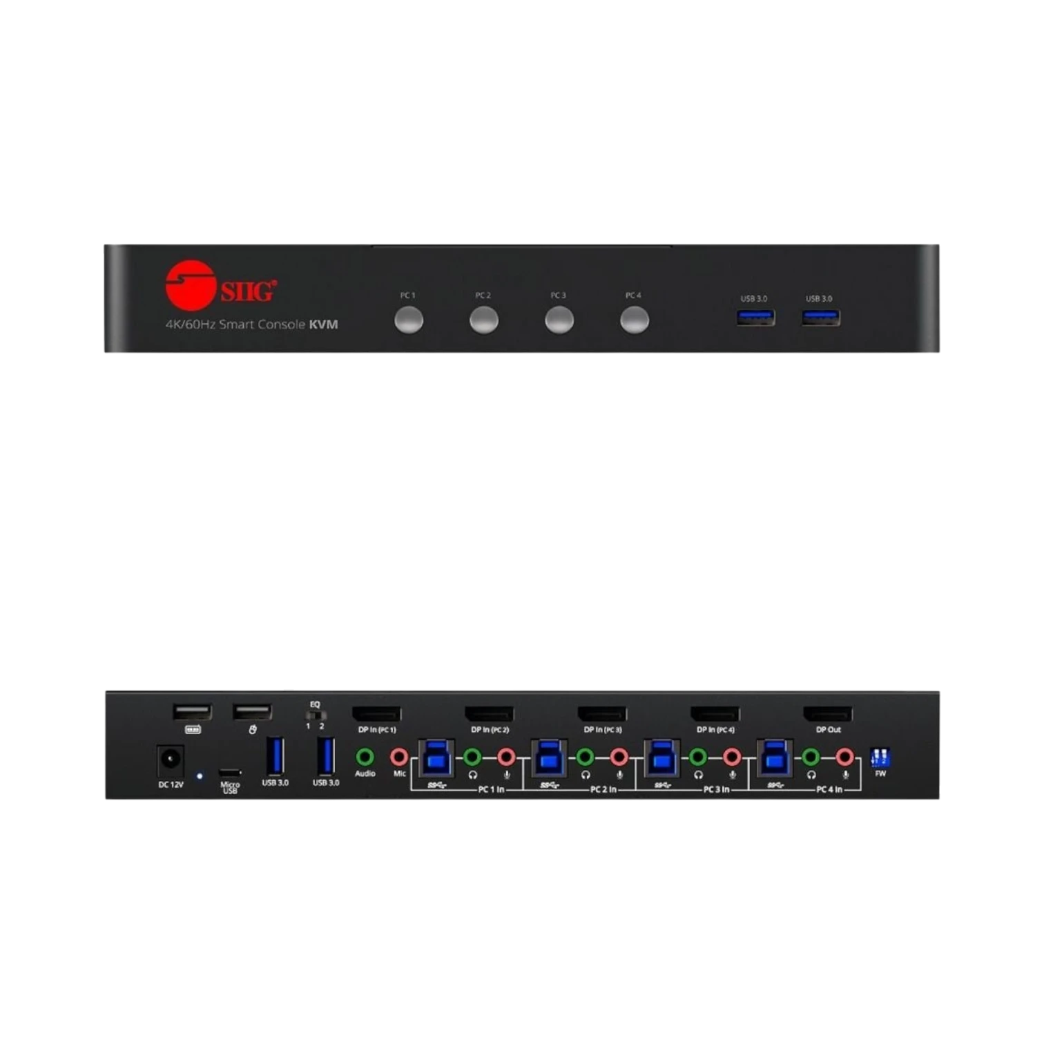 Siig 4K@60Hz 4-Port DisplayPort 1.2 KVM Switch — Being Shipped