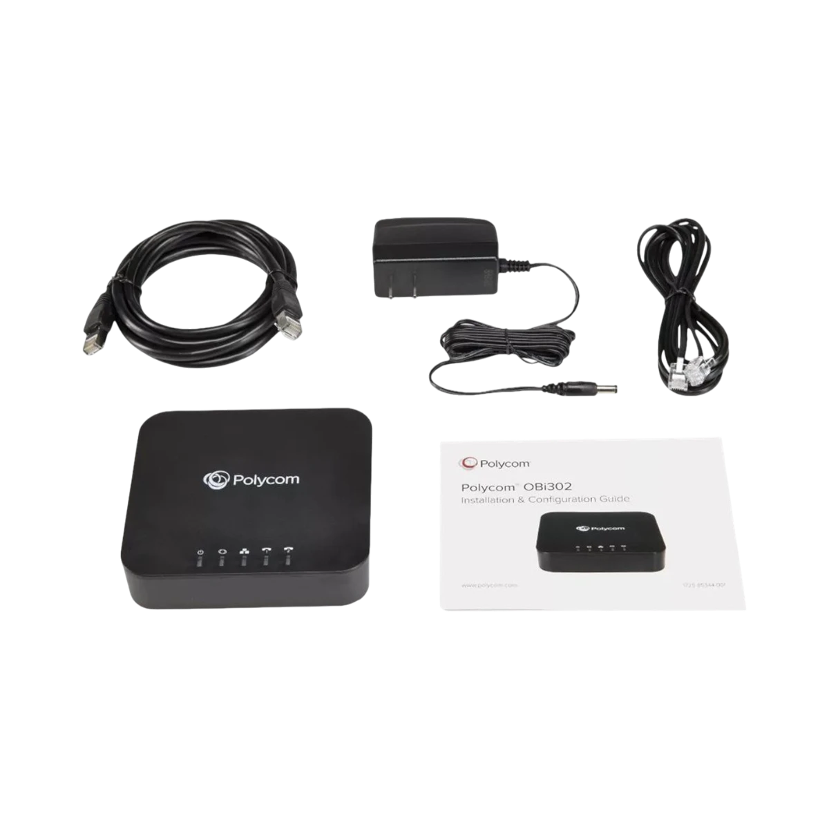 Poly OBi302 VoIP Phone Adapter with 2 FXS Ports and USB — Being Shipped