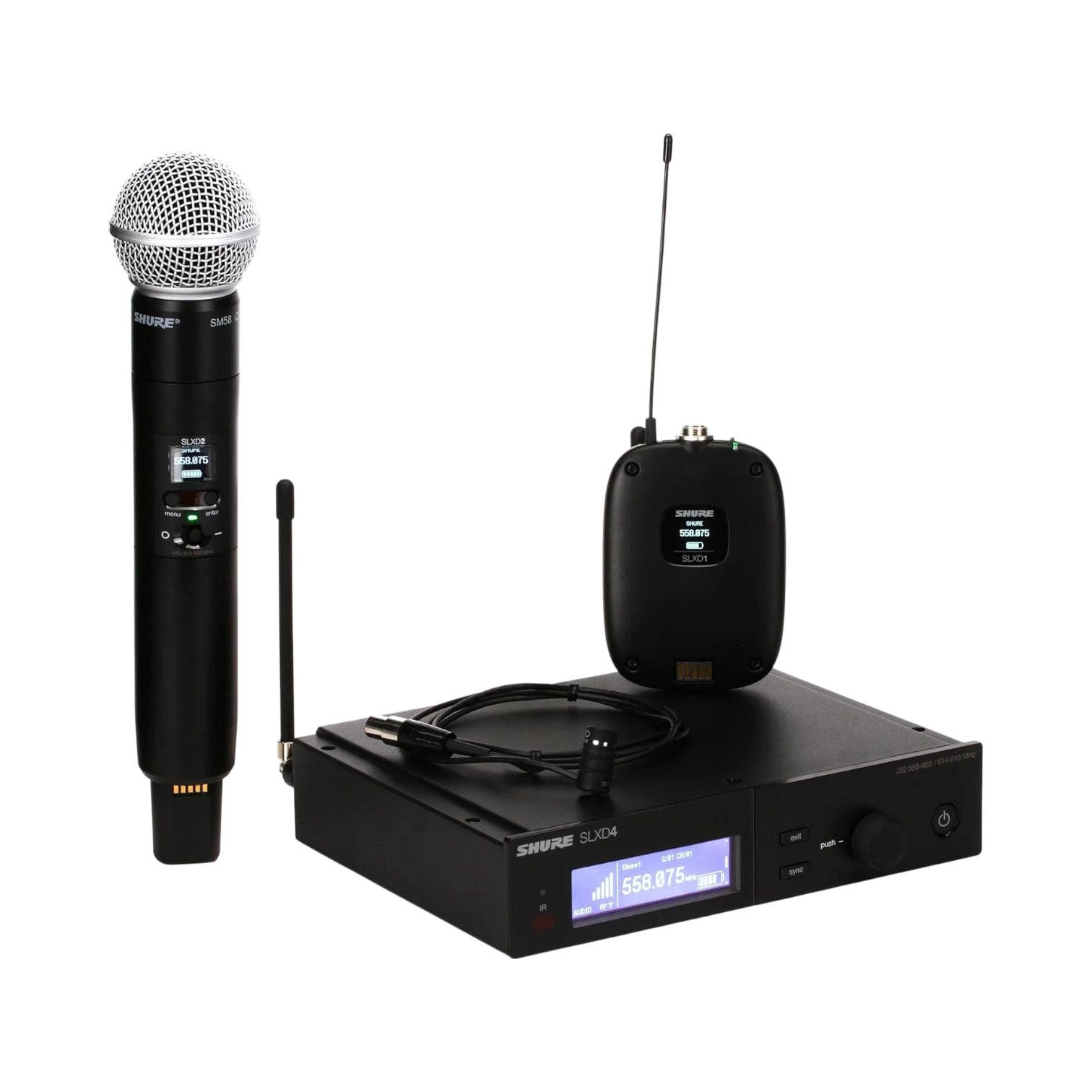 Shure SLXD124/85 Digital Wireless Combo Microphone System — Being Shipped