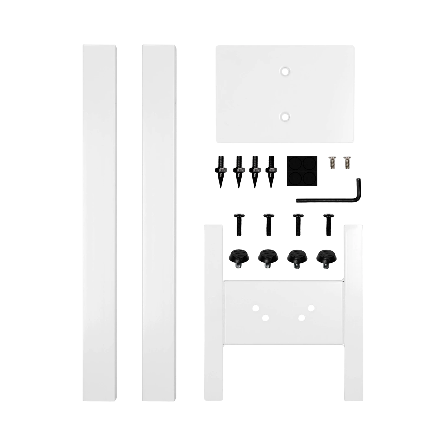 ELAC LS20 23" Pair Speaker Stands (Gloss White) — Being Shipped