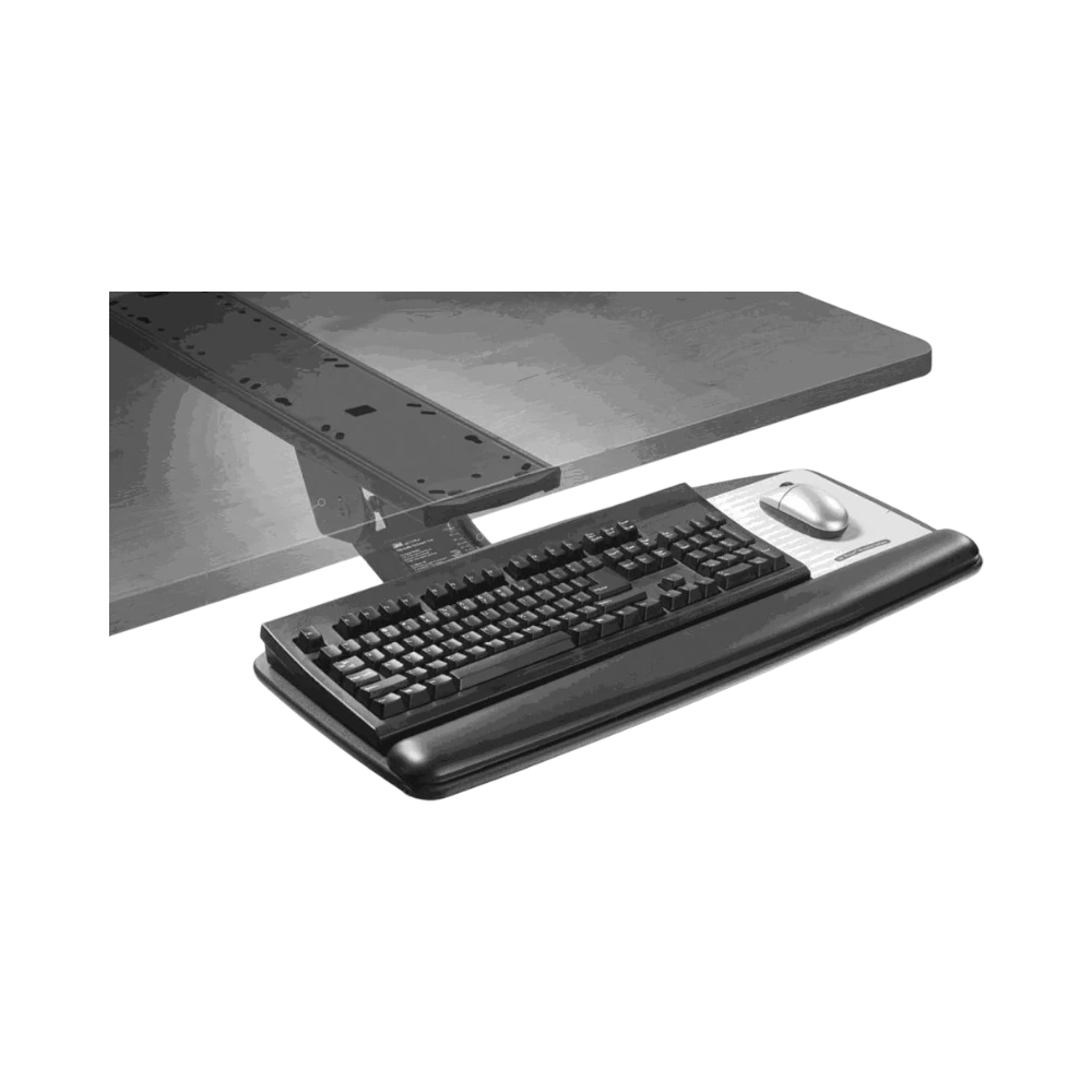 3M AKT170LE Adjustable Keyboard Tray with Sit/Stand Easy-Adjust Arm — Being Shipped