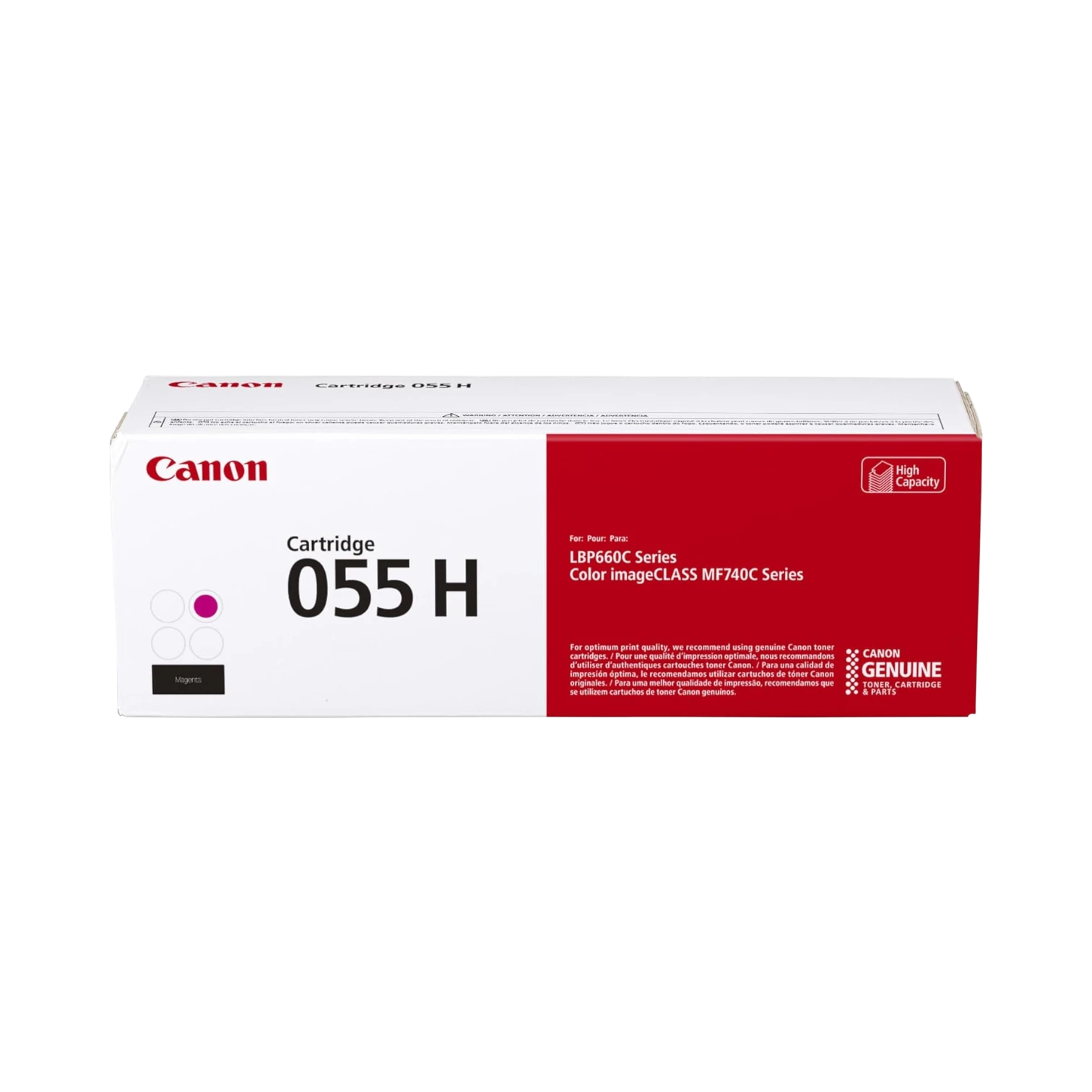 Canon 055 High-Capacity Magenta Toner Cartridge — Being Shipped