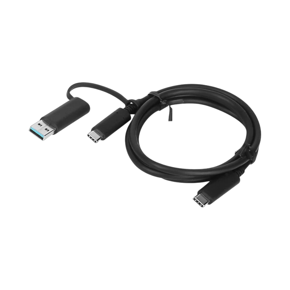 Lenovo 1m Hybrid USB-C & USB-A Cable Adapter (Black) — Being Shipped