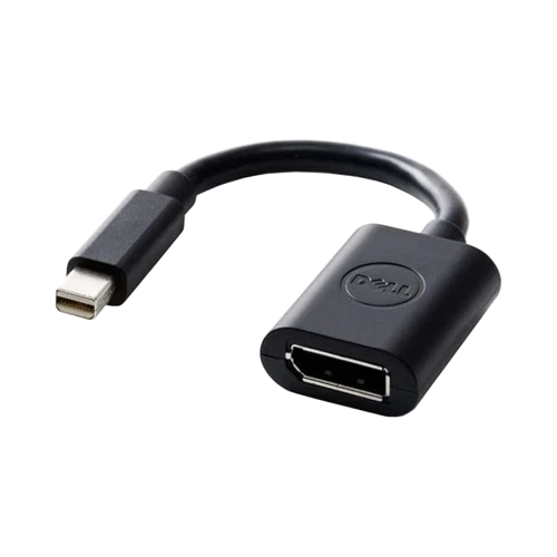 Dell Mini DisplayPort to DisplayPort M F Adapter (8", Black) — Being Shipped