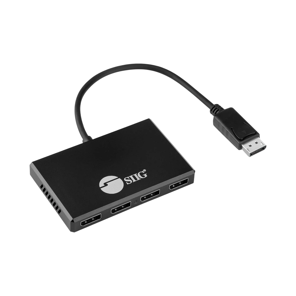 SIIG 8K 1x4 DisplayPort 1.4 to DisplayPort MST Hub Splitter — Being Shipped