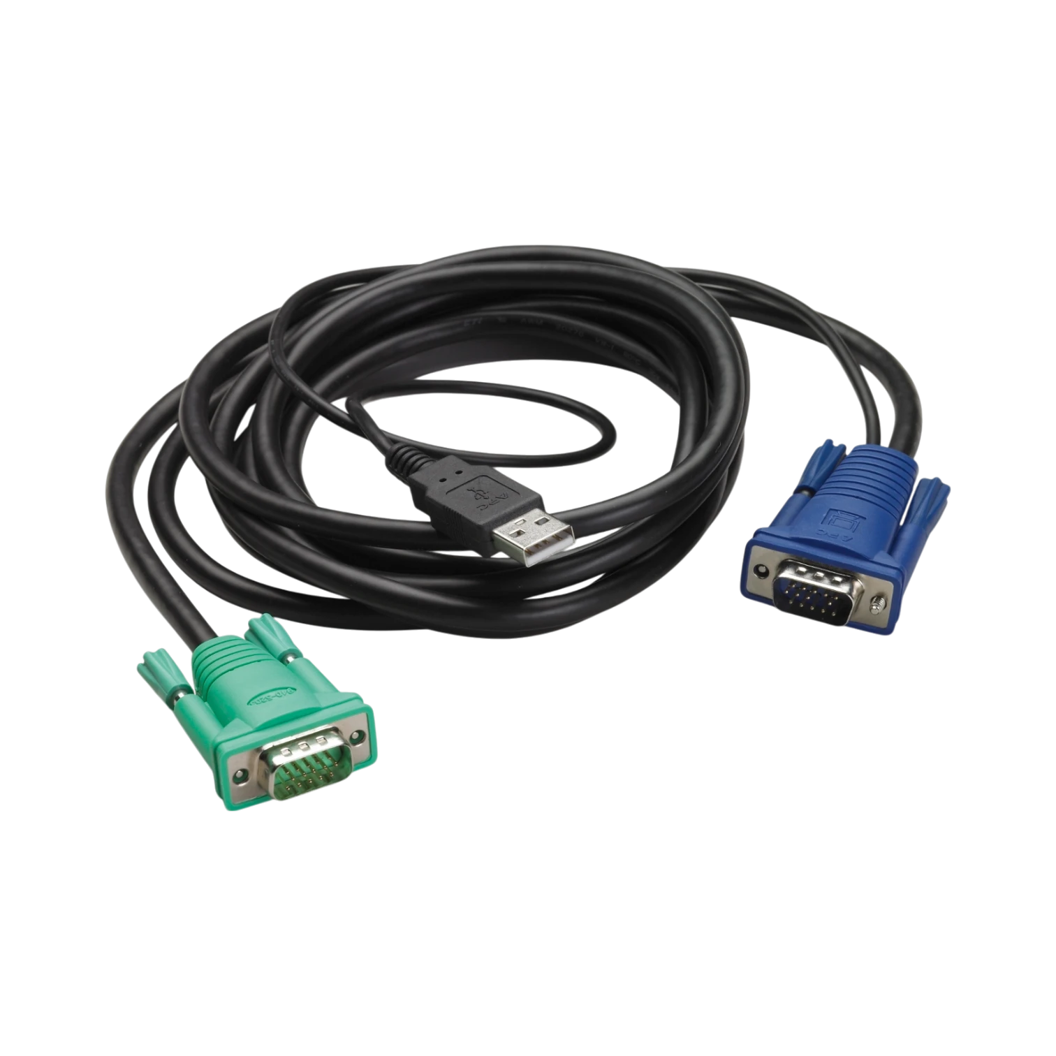 APC Integrated Rack LCD/KVM USB Cable 10ft VGA to USB-A — Being Shipped