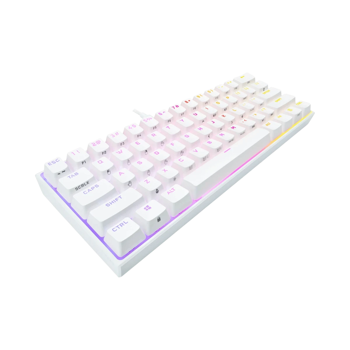 CORSAIR K65 RGB Mini 60% Mechanical Gaming Keyboard (White) — Being Shipped