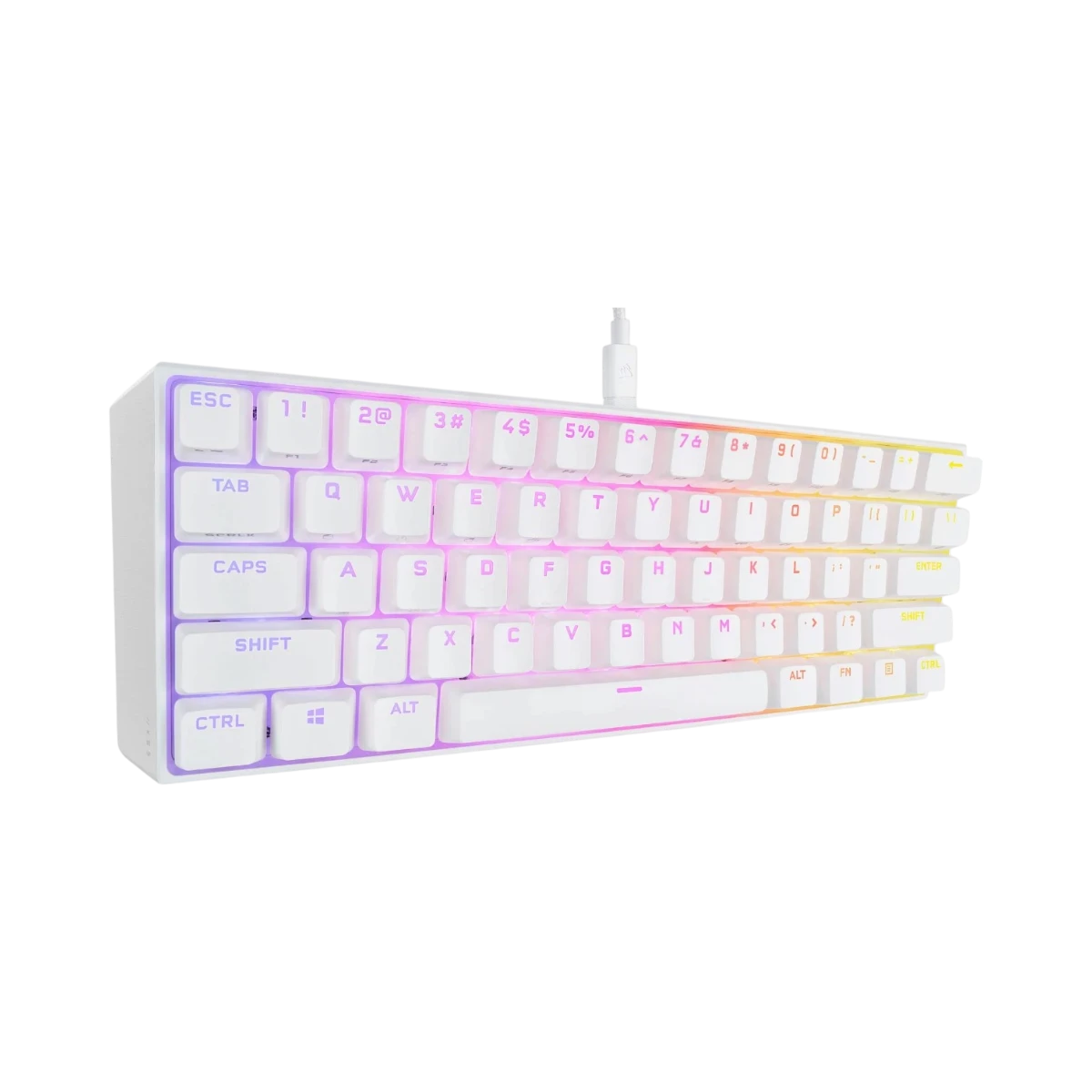 CORSAIR K65 RGB Mini 60% Mechanical Gaming Keyboard (White) — Being Shipped