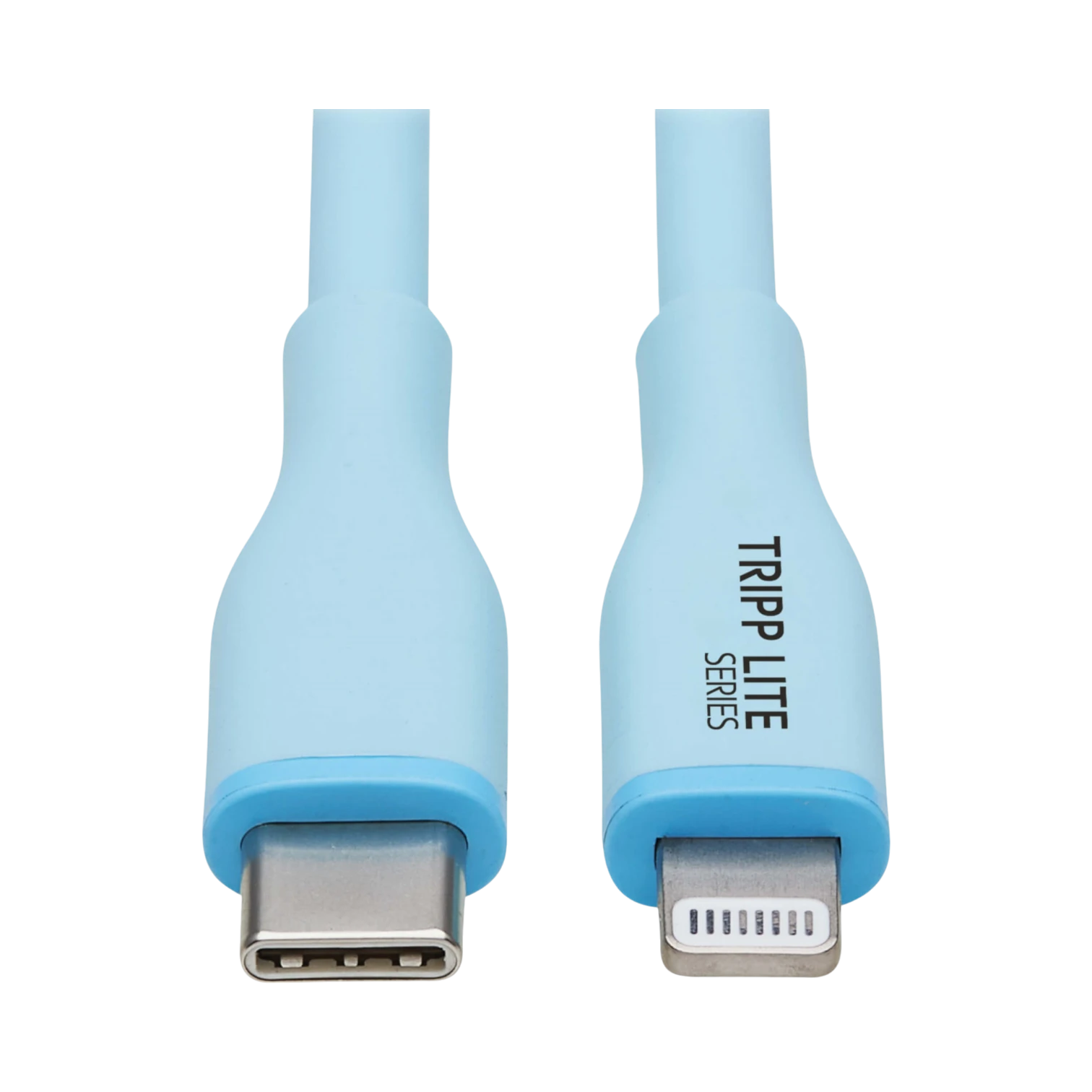 Tripp Lite 3ft USB-C to Lightning Antibacterial Charging Cable (Blue) — Being Shipped