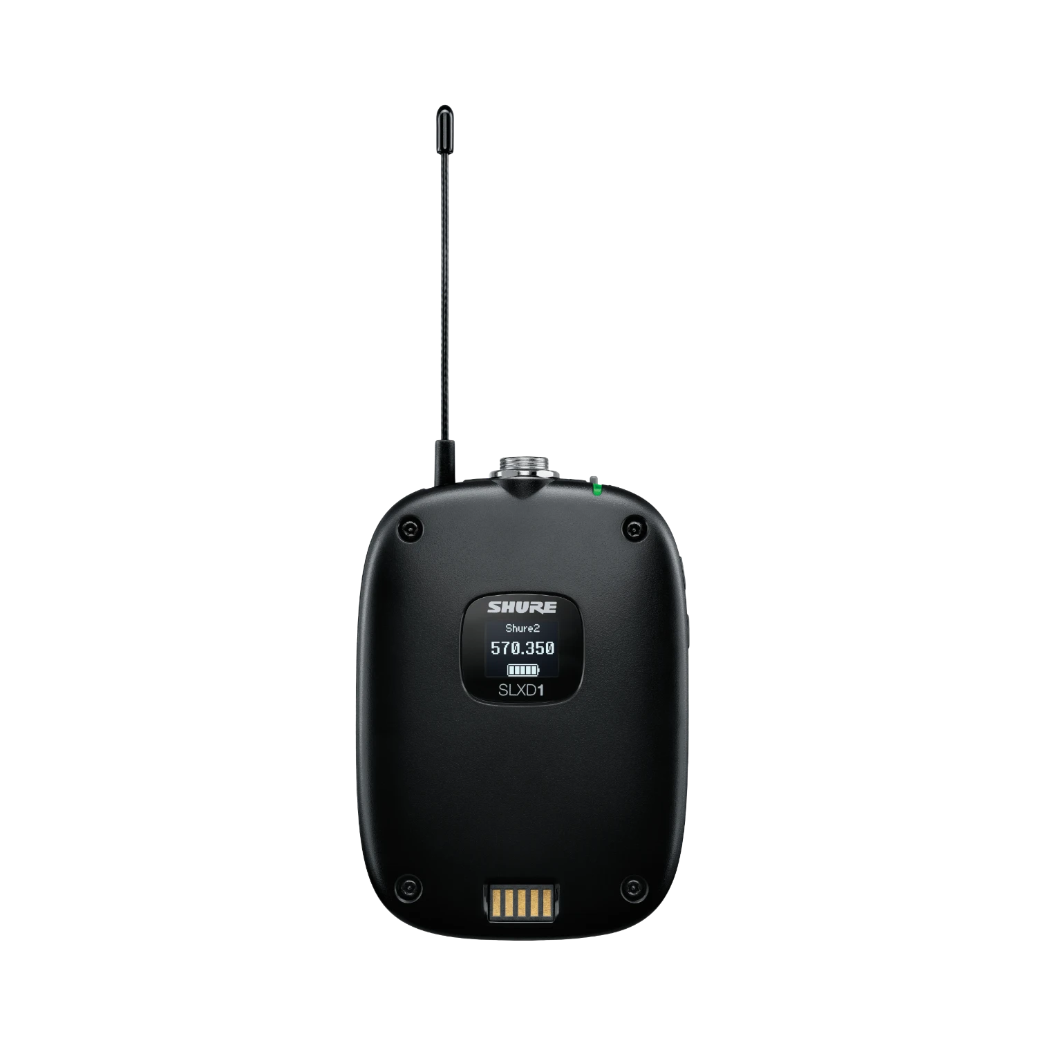 Shure SLXD1 Digital Wireless Bodypack Transmitter (J52: 558 to 602 + 614 to 616 MHz) — Being Shipped