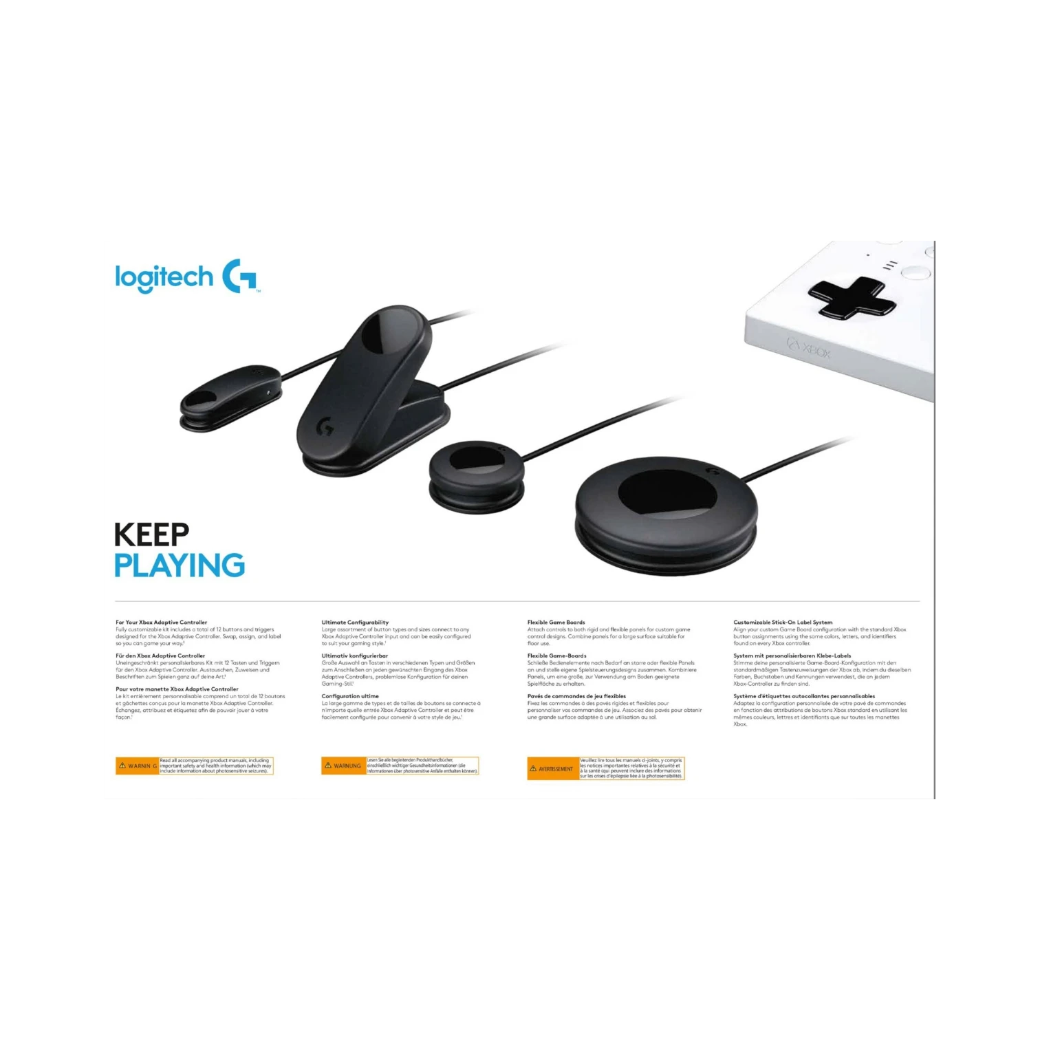 Logitech G Series Gaming Kit for Xbox Adaptive Controller — Being Shipped