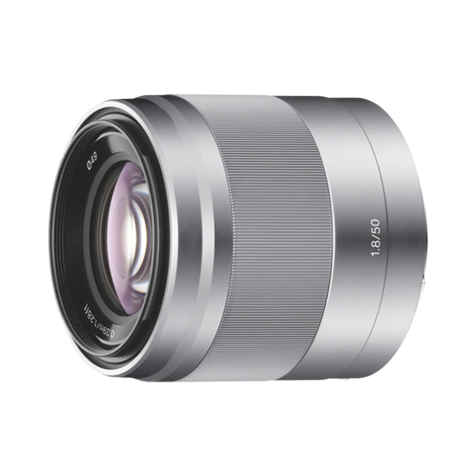 Sony E 50mm f/1.8 OSS APS-C Prime Lens with Optical Stabilization (Silver) — Being Shipped