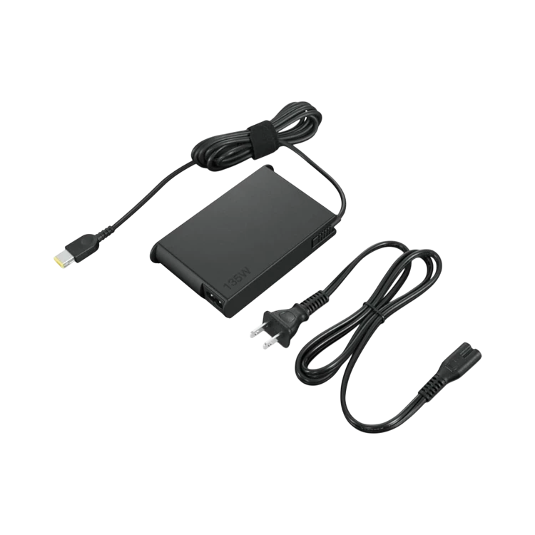 Lenovo Slim 135W AC Adapter (Slim-tip), American Standard Plug — Being Shipped